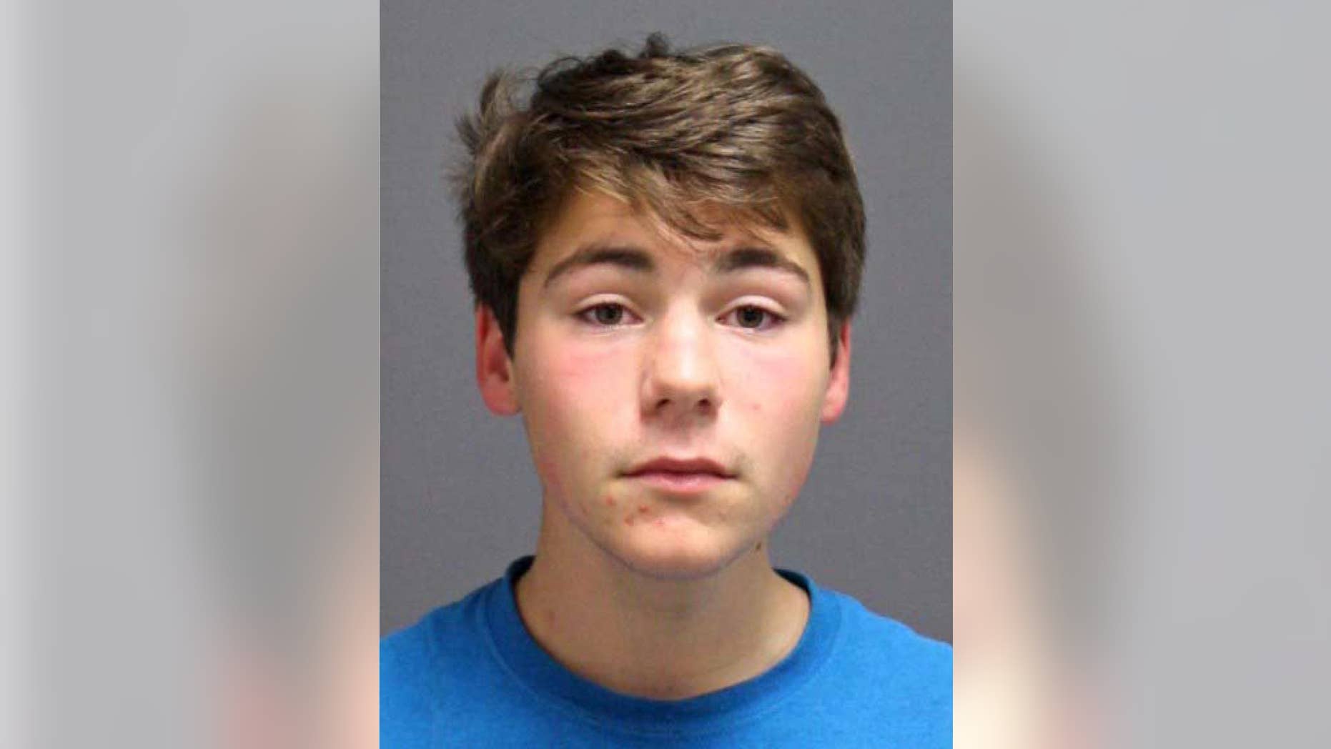 FILE - This undated file photo provided by the University of Connecticut police department shows Luke Gatti, of Bayville, N.Y. Gatti, a former University of Connecticut student who went on a drunken, obscenity-laced tirade about jalapeno-bacon macaroni and cheese has been arrested in Florida after an altercation with a police officer. Gatti was charged May 28, 2016, in Boca Raton with battery on an officer and resisting an officer with violence. (University of Connecticut Police Department via AP, File)
