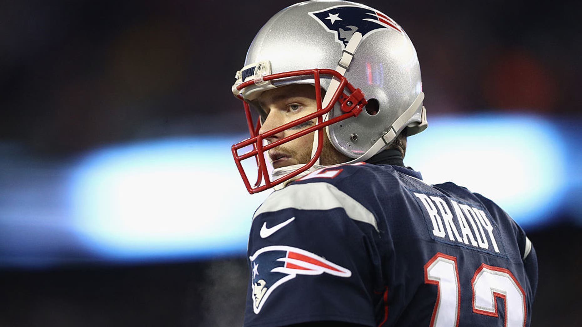 Tom Brady during the AFC Divisional Playoff Game in Foxboro, Massachusetts on Jan. 14, 2017.