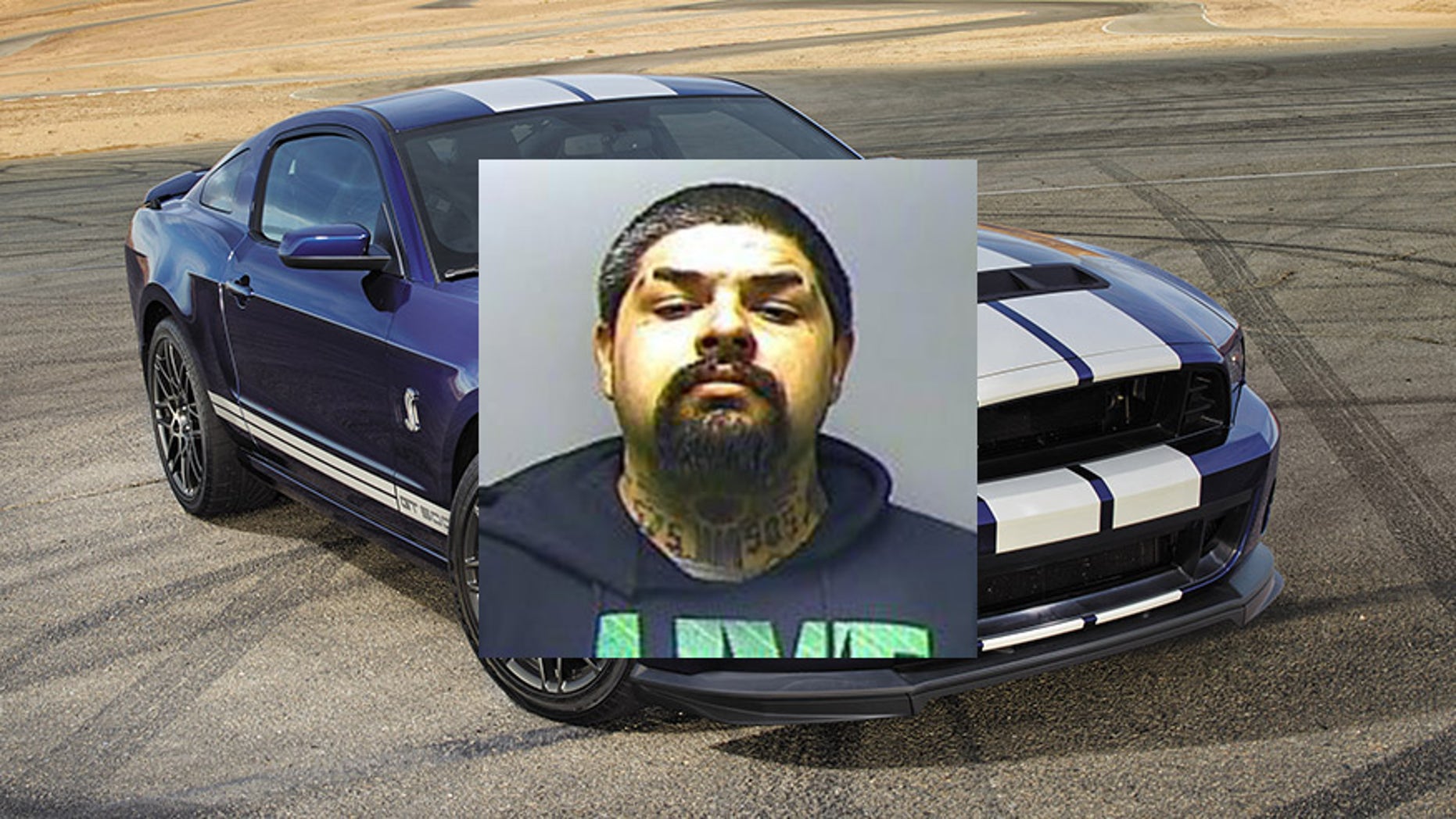 Shelby Mustang GT500 Miller mug shot