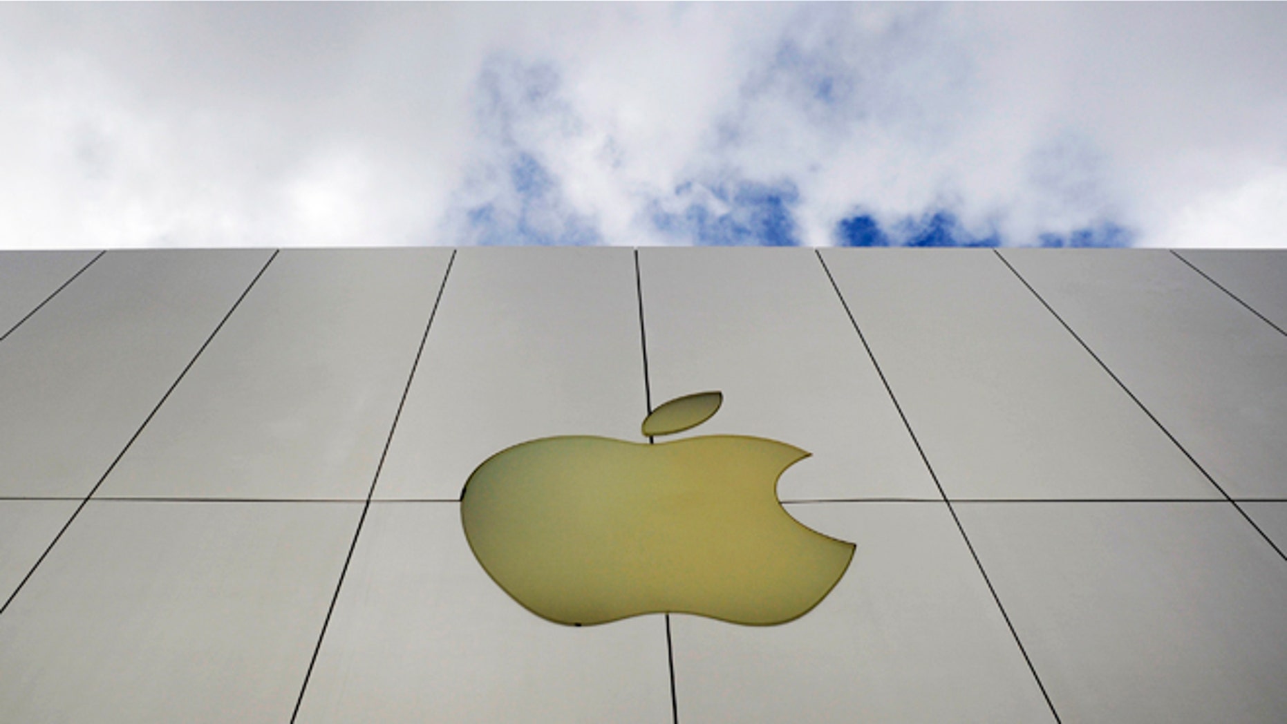 Jan. 25, 2013: The Apple logo is seen on an Apple store in San Francisco.