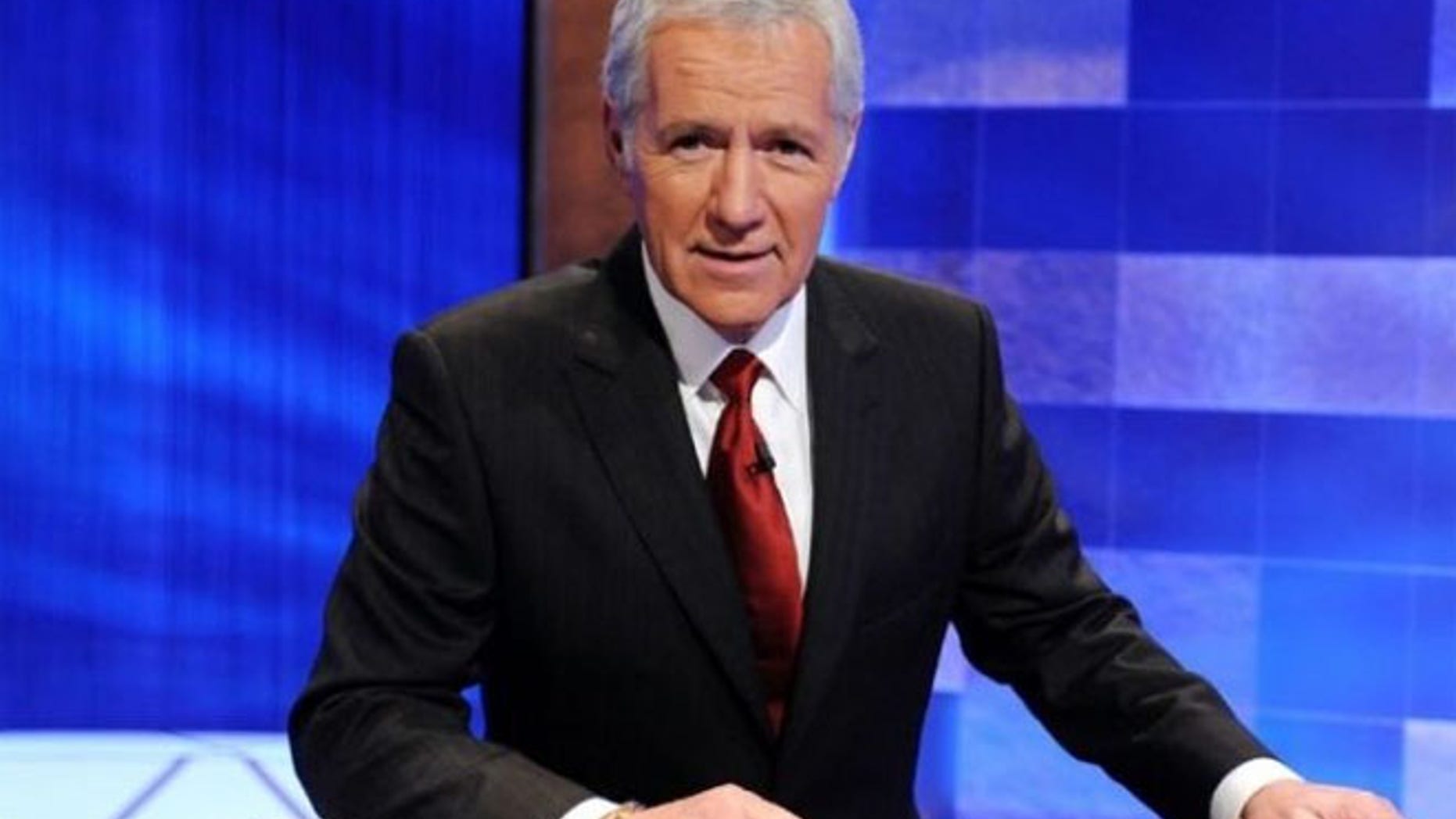 Alex Trebek appeared to not notice that one of the show's contestants gave him the middle finger.
