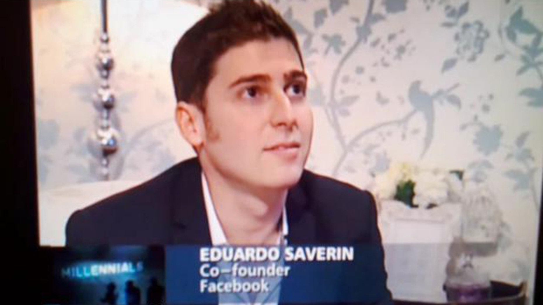 Facebook co-founder Eduardo Saverin, seen in a 2010 interview from Singapore, where he lives.