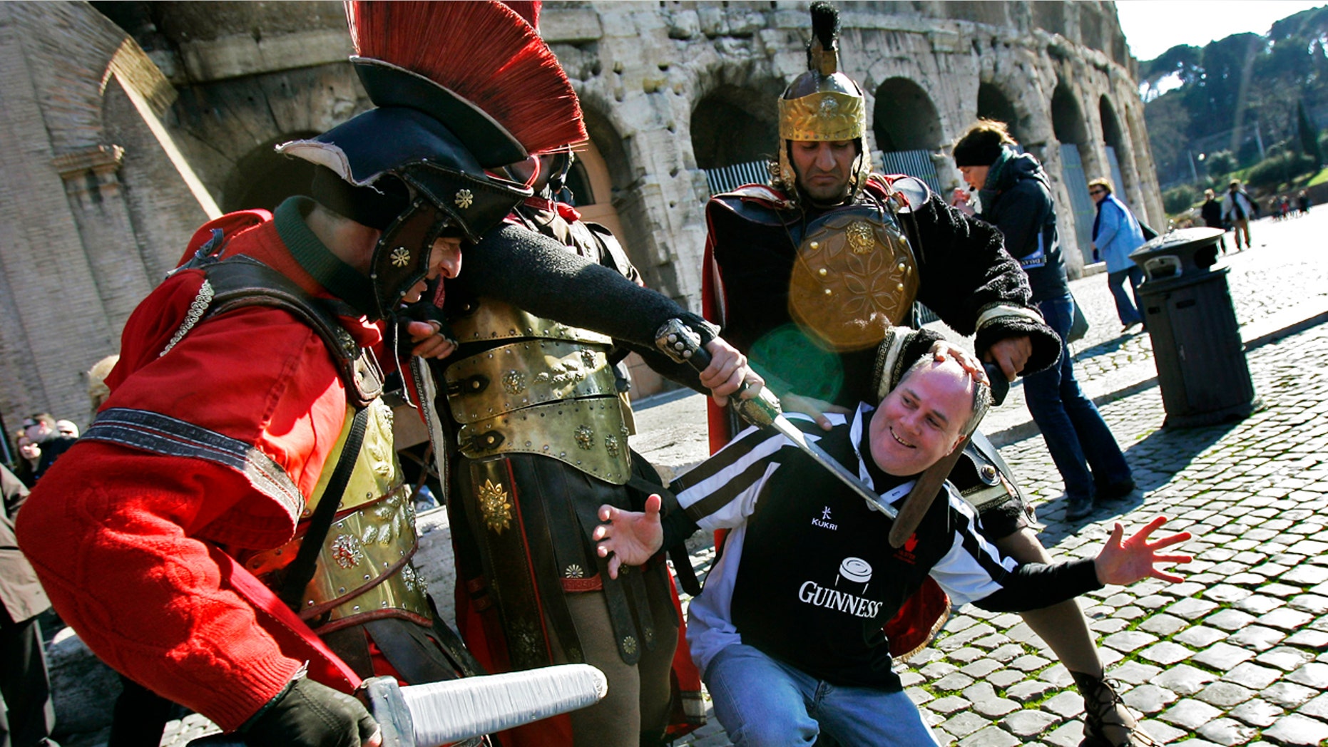 Actors dressed like gladiators are now banned outside of Rome's famed attractions.