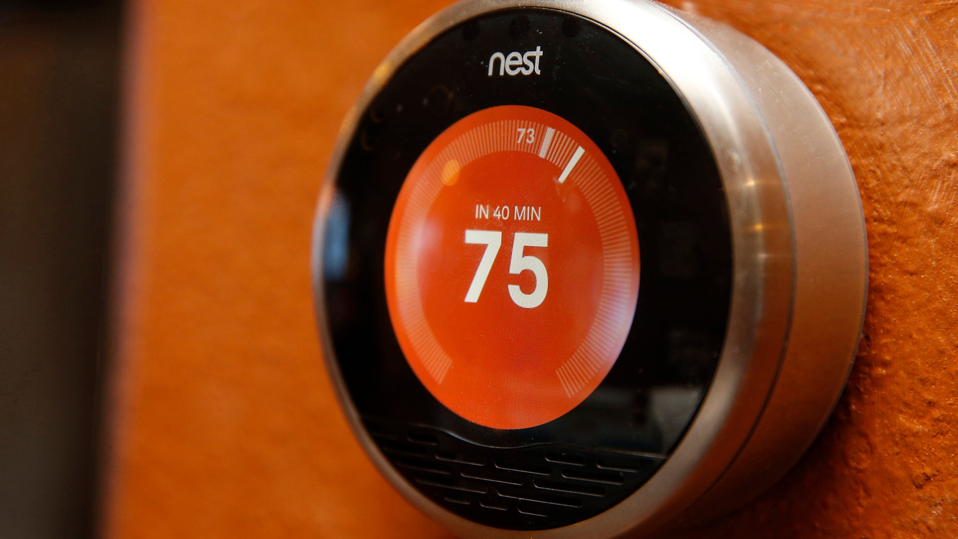 File photo: A Nest thermostat is installed in a home in Provo, Utah, January 15, 2014. Google Inc took its biggest step to go deeper into consumers' homes, announcing a $3.2 billion deal January 13, 2014 to buy smart thermostat and smoke alarm-maker Nest Labs Inc, scooping up a promising line of products and a prized design team led by the "godfather" of the iPod. (REUTERS/George Frey)