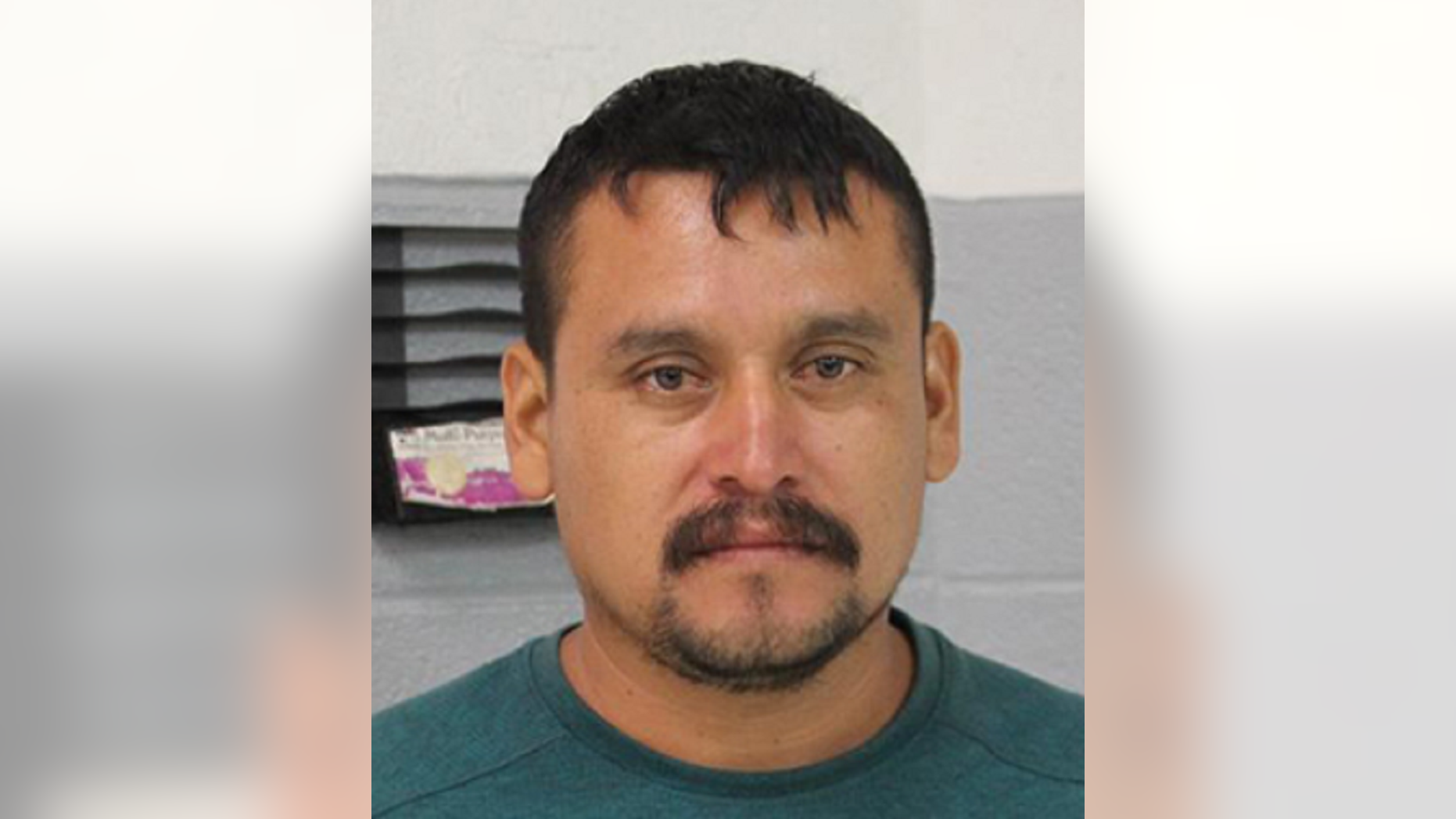 Rusbel Zamoranno-Calderon was caught Tuesday trying to illegally cross the U.S. border near the Ysleta Port of Entry in El Paso, Texas.