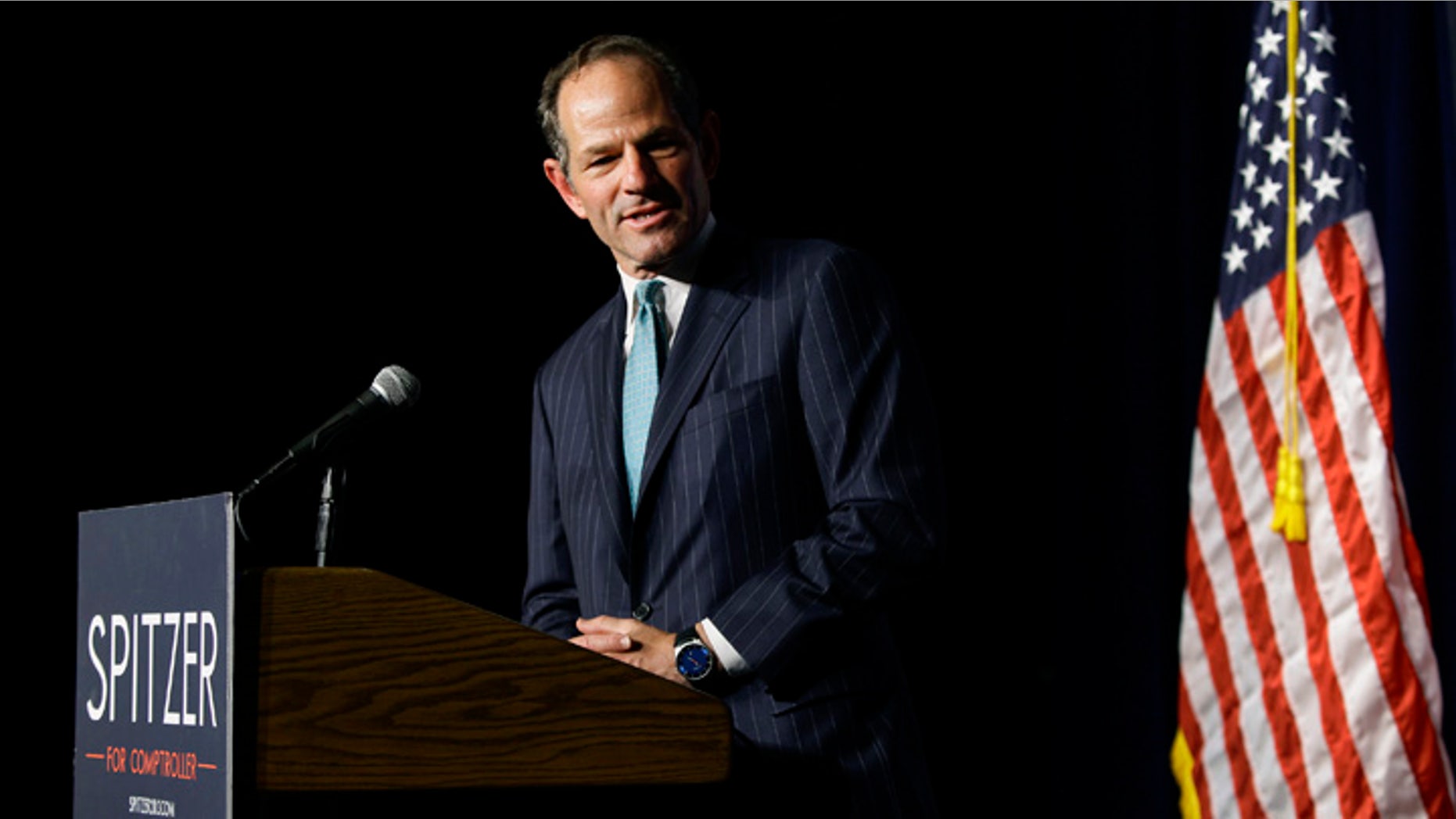 Former New York Gov. Eliot Spitzer allegedly threatened to stab a man in the crotch on Jan. 2, 2018. His spokeswoman, Lisa Linden, said no threats were made.