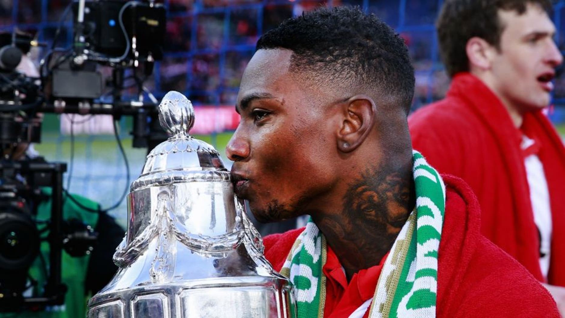 Eljero Elia KNVB bekerfinale during the Dutch Cup Final match between Feyenoord and FC Utrecht on April 24, 2016 at the Kuip stadium in Rotterdam, The Netherlands.(Photo by VI Images via Getty Images)