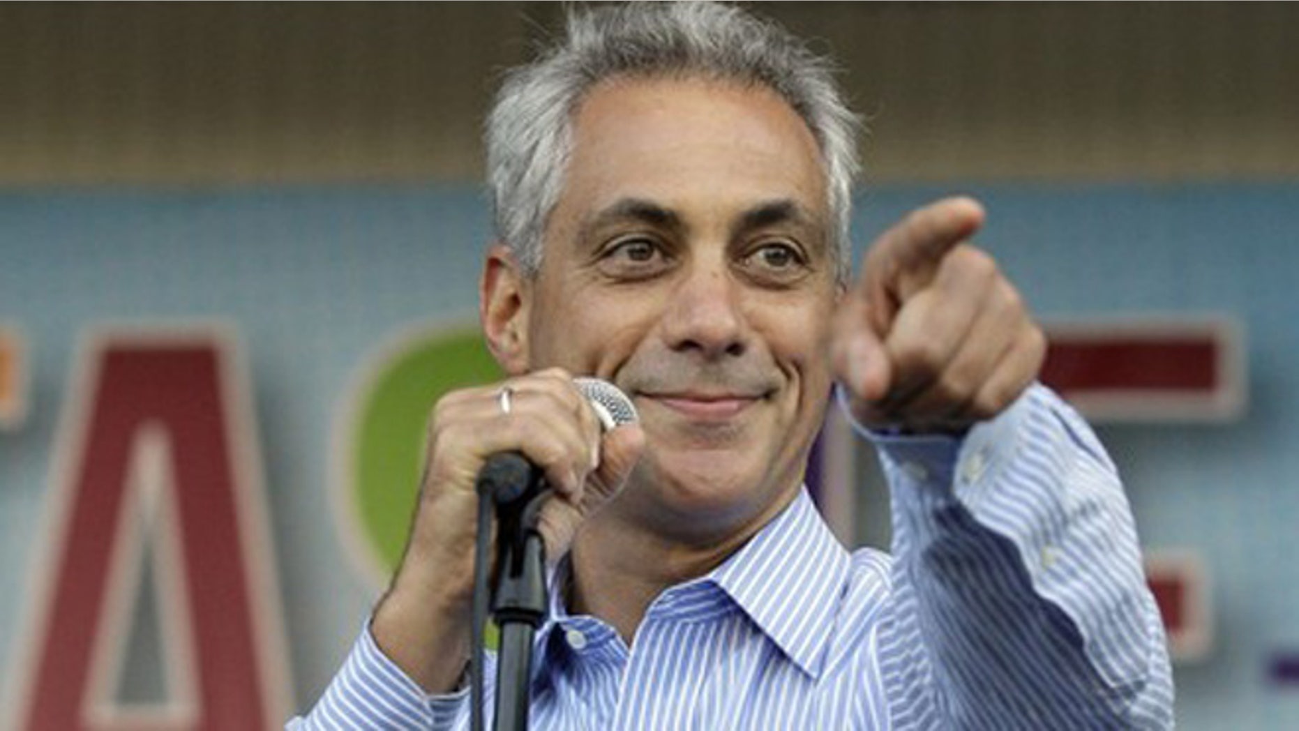 July 11, 2012: Chicago Mayor Rahm Emanuel speaks during Taste of Chicago.