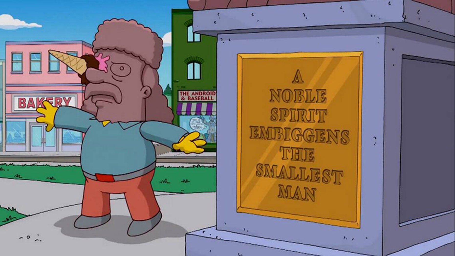 A word seemingly invented more than 20 years ago by writers of "The Simpsons" has made its way into Merriam-Webster's Dictionary.