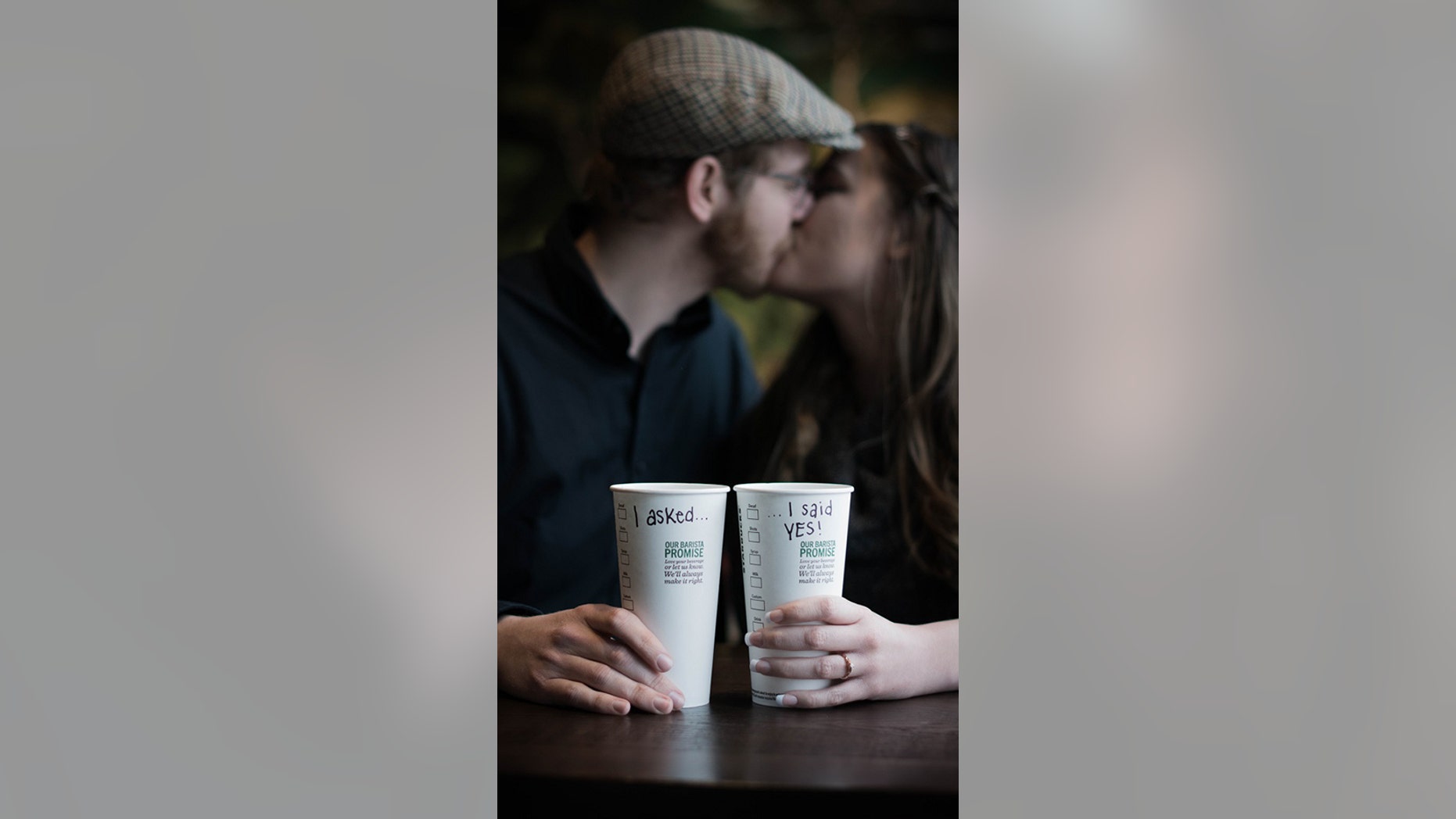 “This Starbucks is special to us because it changed our lives,” bride-to-be Emily McMahan said.
