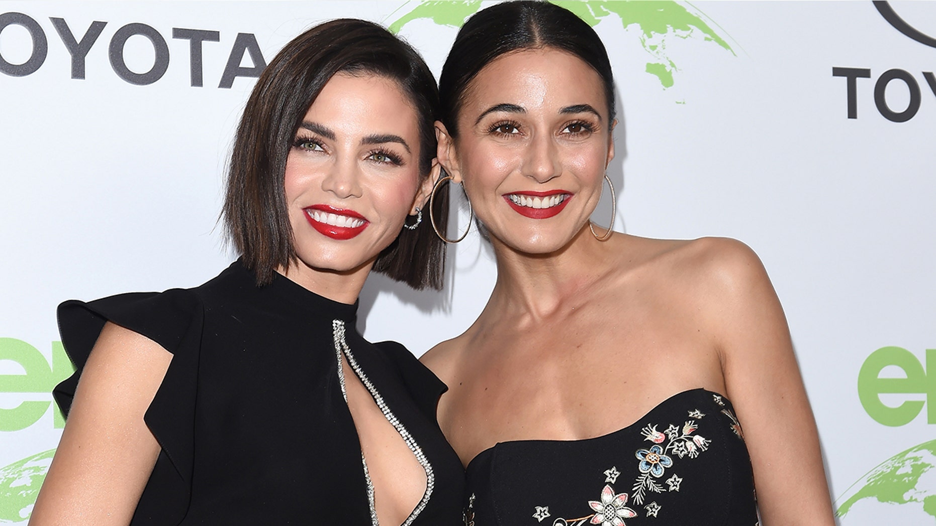 Jenna Dewan, left, is 'doing great' post-divorce after splitting from Channing Tatum, says her best friend Emmanuelle Chriqui, right.