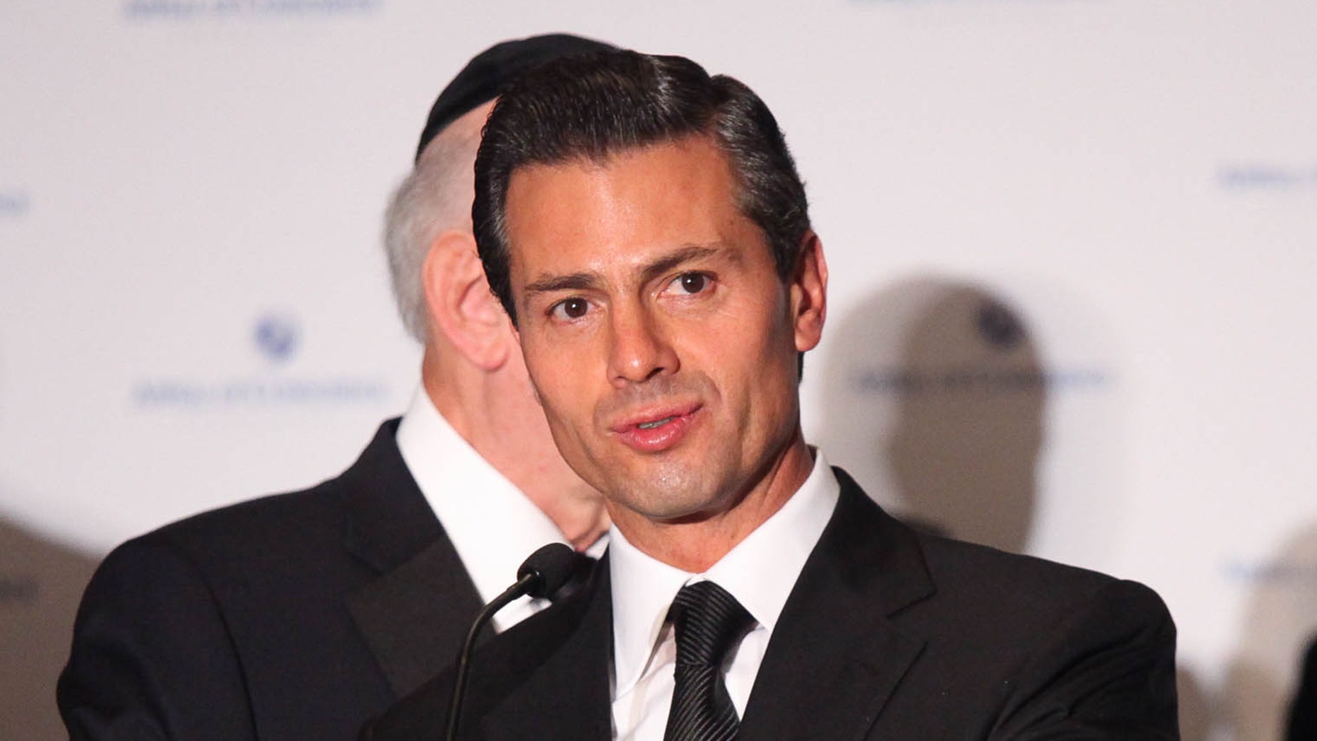 NEW YORK, NY - SEPTEMBER 23: Mexican President Enrique Pena Nieto attends 2014 Appeal of Conscience Foundation Awards at The Waldorf=Astoria on September 23, 2014 in New York City. (Photo by Rob Kim/Getty Images)