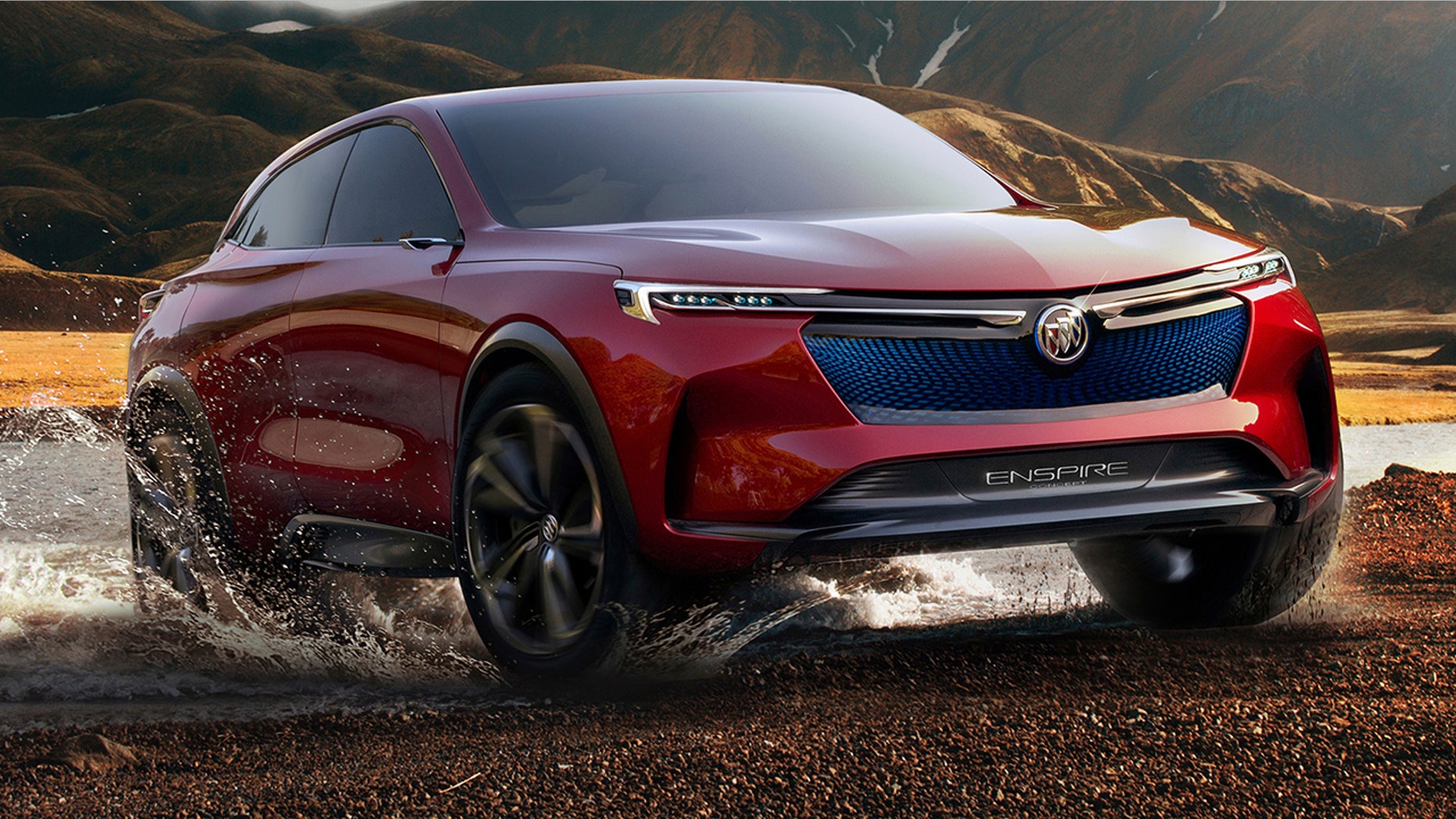 The 2018 Buick Enspire all-electric concept SUV