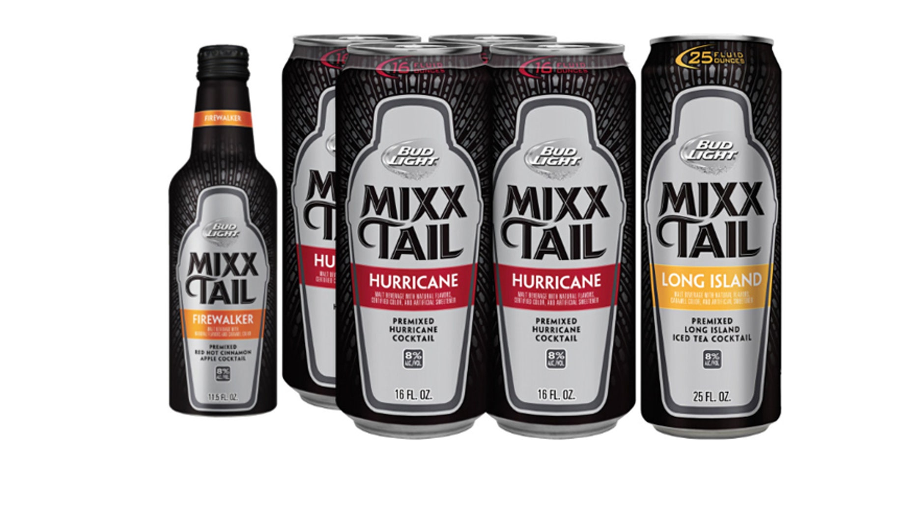 The new line of Bud Light MIXXTAILs.