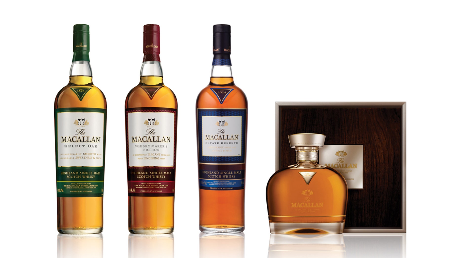 Some newer bottles of popular Macallan do not disclose the whisky's age but focus on the aging process.