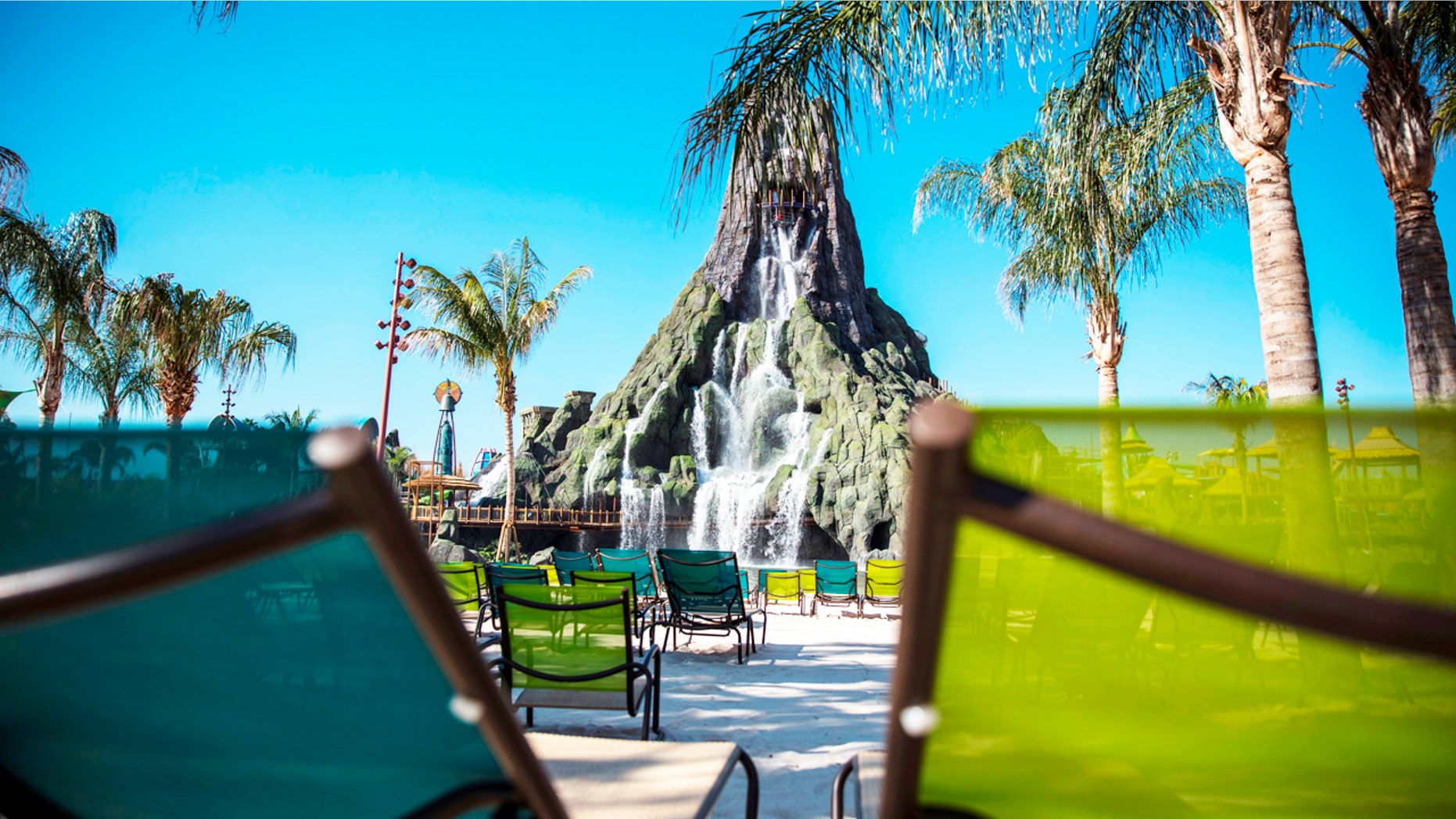 When it grand opens on May 25, Universalâs Volcano Bay will become Universal Orlandoâs third amazing theme park and provide even more incredible experiences that further complement the entire destination. Volcano Bay will be an entirely new water theme park experience filled with incredible thrills and perfected relaxation â and will allow guests to experience an entirely new level of freedom and fun as they enjoy the park with friends and family. Spanning 30 fully immersive acres and featuring a variety of experiences ranging from daring to serene, Volcano Bay will offer something for everyone â including a multi-directional wave pool with sandy beaches, a peaceful winding river, twisting multi-rider raft rides, speeding body slides that drop from the top of the volcano into the waters below and more. The park will also feature an expansive menu, with more than 60 different food and beverage offerings, and the innovative TapuTapu wearable â designed exclusively for Universalâs Volcano Bay to enhance fun and remove hassles.