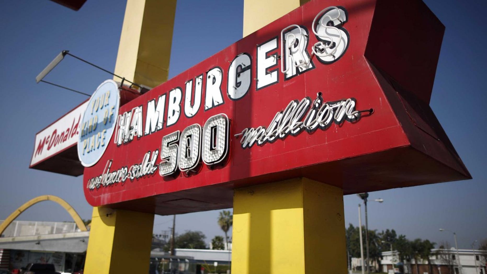 The Downey, Calif. McDonald's looks like a blast from the past.