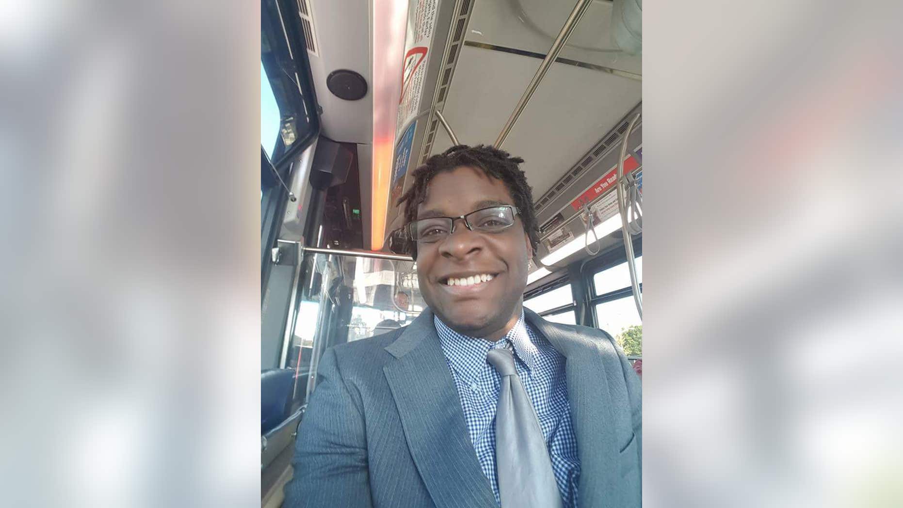 Washington resident D'Arcee Neal frequently uses public transportation.