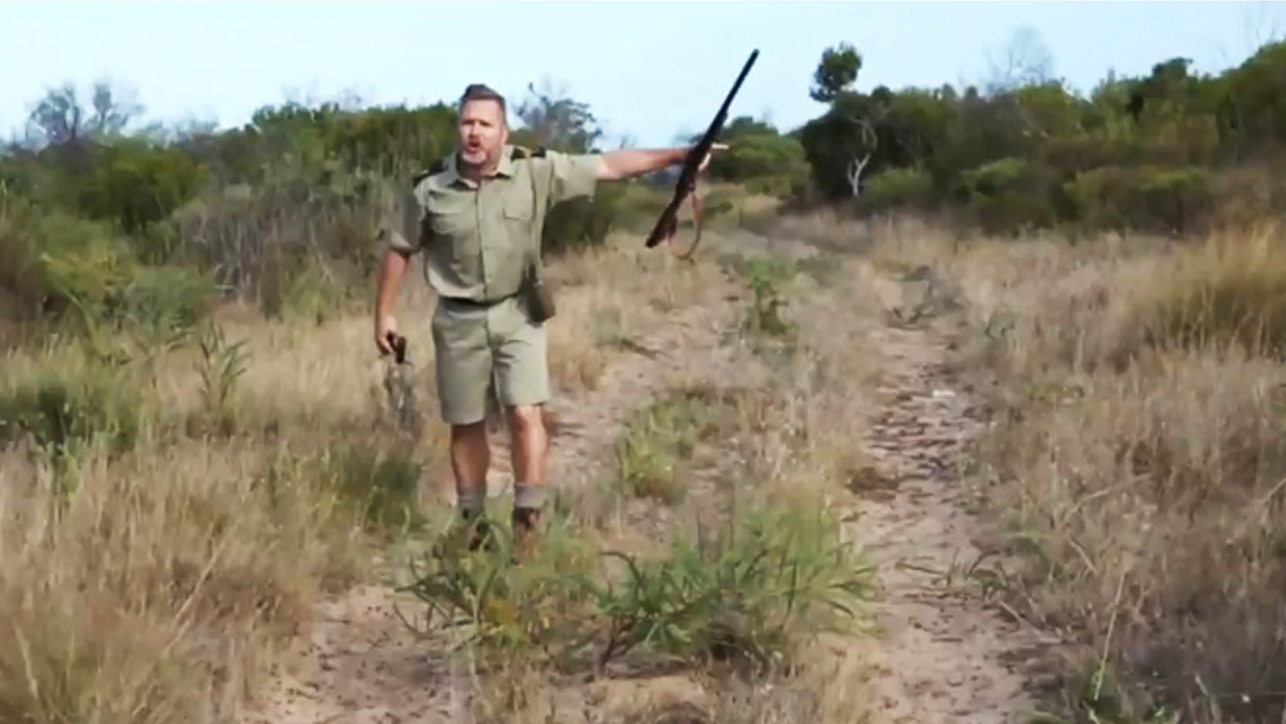 A safari park ranger is understandably upset when a tourist goes rogue.