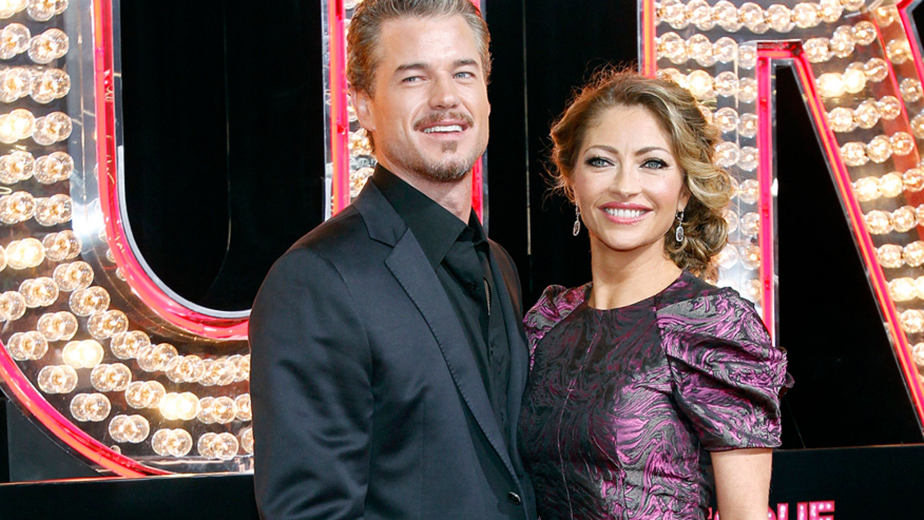 Eric Dane and his wife Rebecca Gayheart.