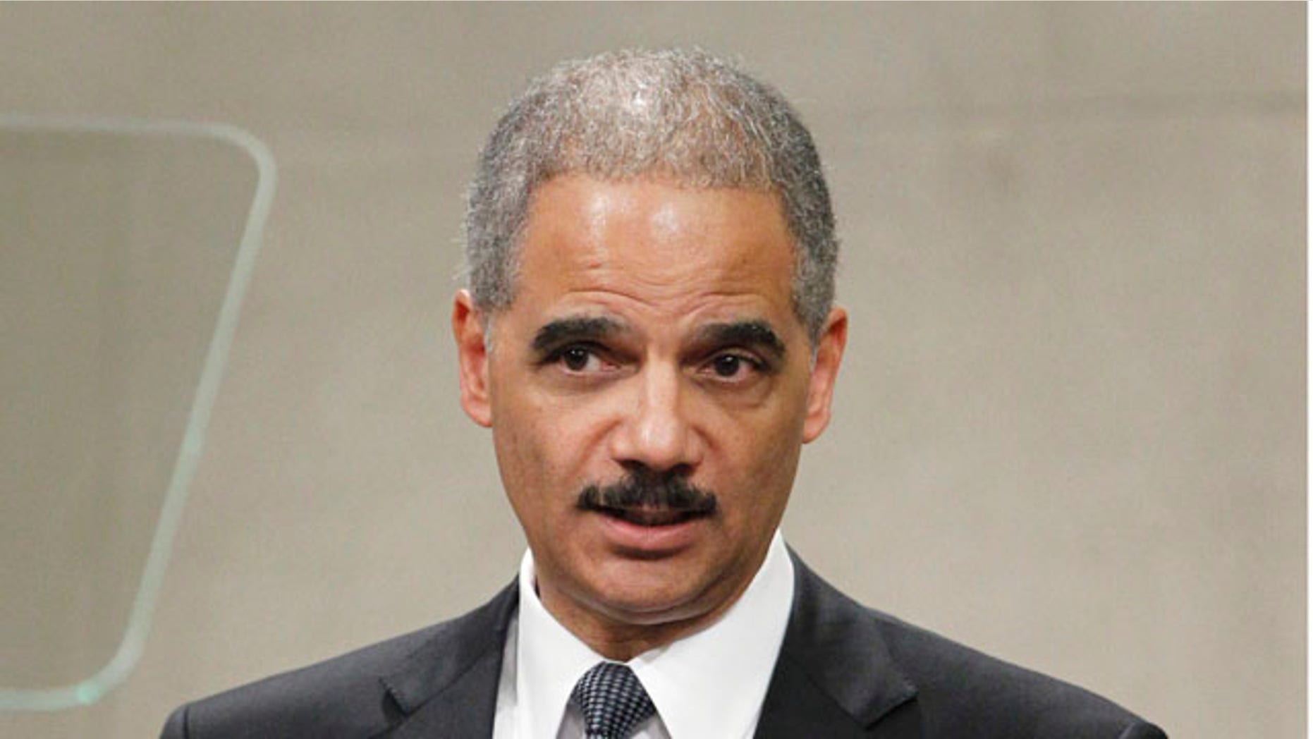 Jan. 11:Attorney General Eric Holder delivers remarks at the Martin Luther King Jr. commemorative program, at the Justice Department in Washington.