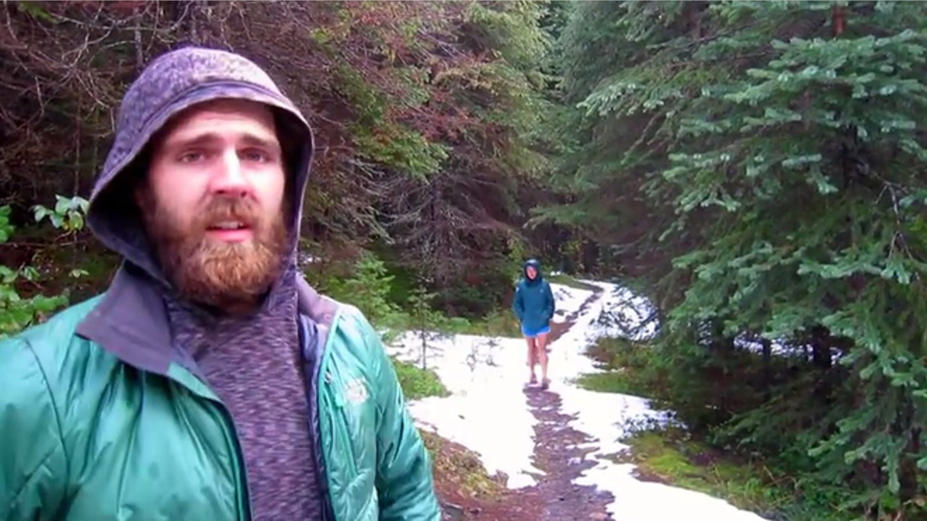 Mac completes his journey near the U.S.-Canadian border on the Pacific Crest Trail.