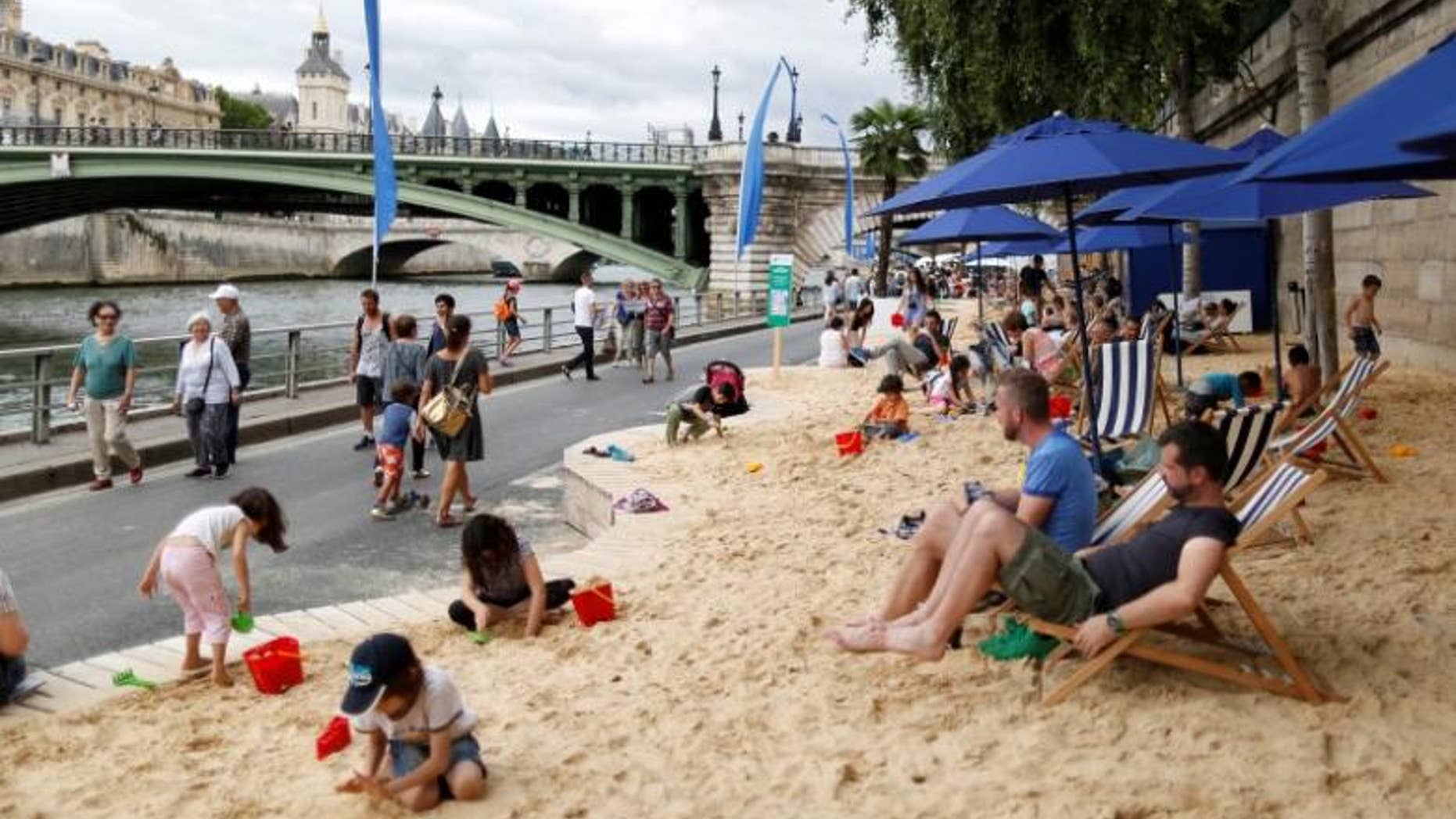 ''Paris Plages'' (Paris Beach) opened along the banks of River Seine in Paris, France last summer.