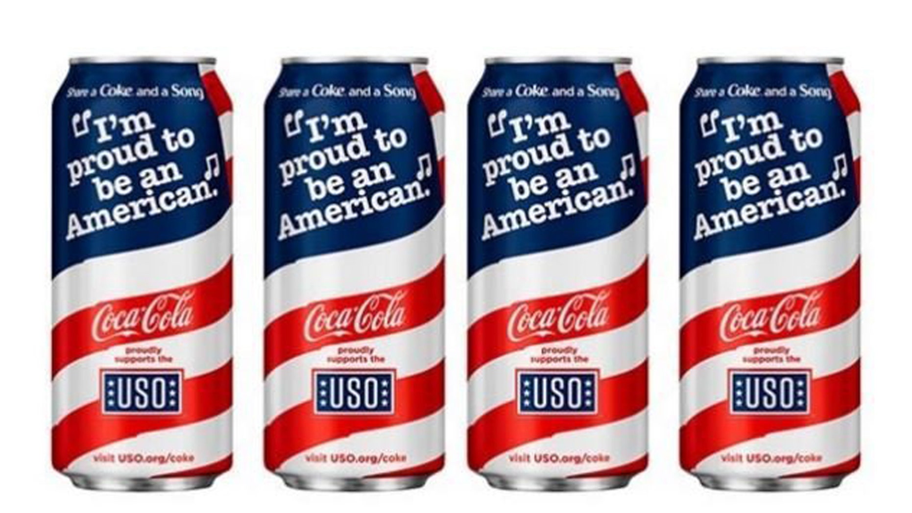 Coca-Cola is rolling out the new cans to celebrate its 75-year partnership with the United Service Organizations.