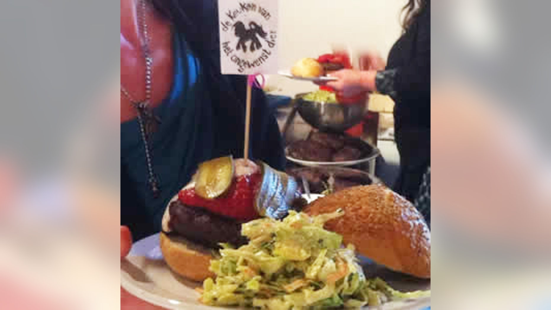 The "My Little Pony" burger is made from actual horse meat and is sold for about $18.