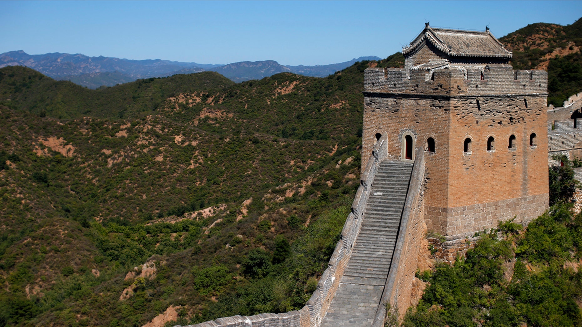 Visitors can climb the Great Wall but it's not devised to carve your name into the ancient stone.