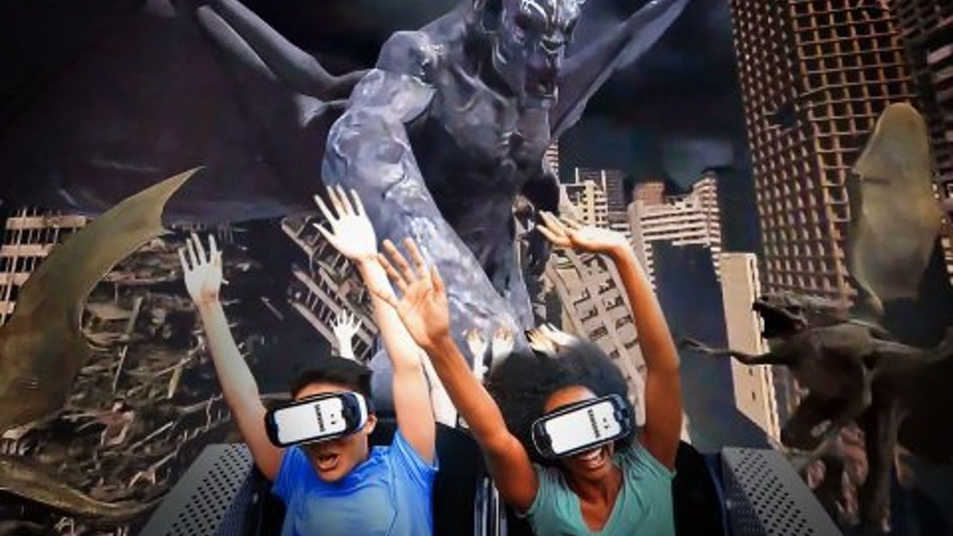 "Rage of the Gargoyles" is set become the world's first interactive gaming coaster.