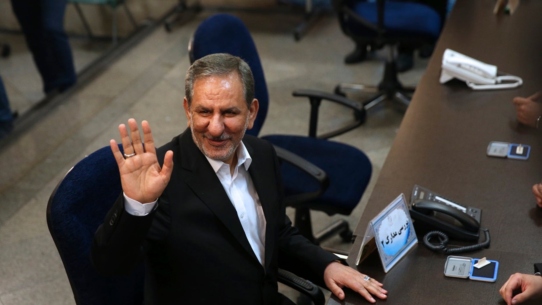 Iranian senior Vice President Eshaq Jahangiri dropped out of the country’s presidential race and endorsed President Hassan Rouhani who is seeking re-election. The election is set to take place on Friday, May 19, 2017.