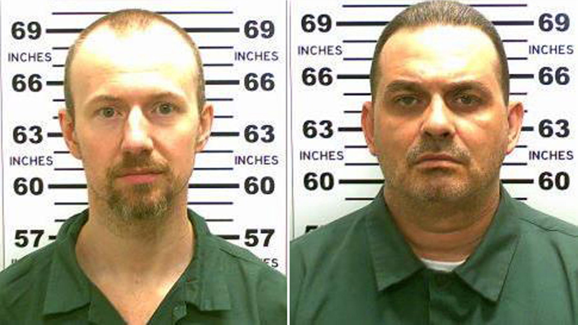 These images show David Sweat and Richard Matt, who escaped from the maximum-security Clinton Correctional Facility at Dannemora last year.