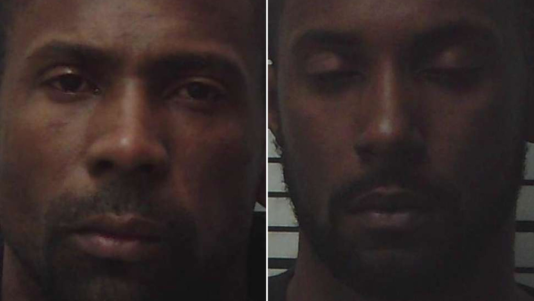 Eugene Lamar Mitchell, left, and Travion Terrell Hall escaped Tuesday.