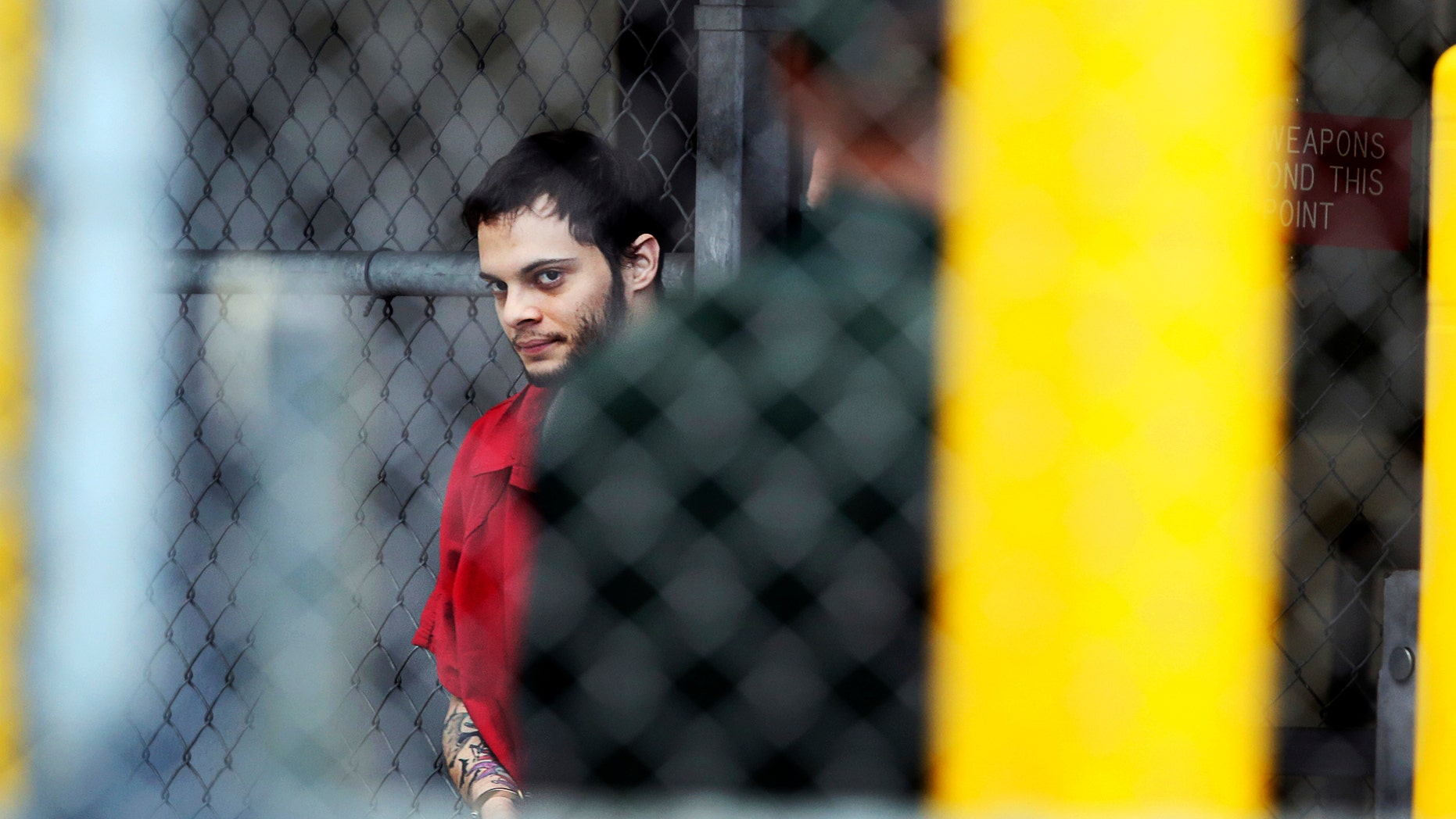 Esteban Santiago outside the Broward County jail in Fort Lauderdale, Fla., Jan. 9, 2017.