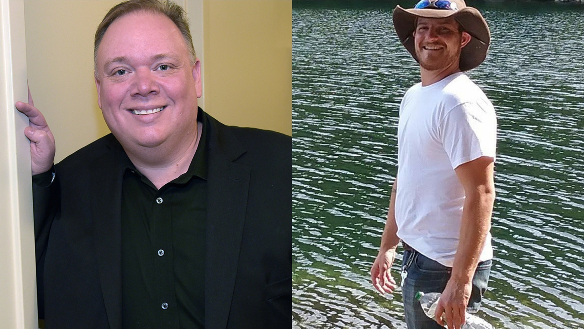 Disgraced Nashville publicist Kirt Webster (l) has been accused by former intern Cody Andersen (r) of propositioning him for sex.