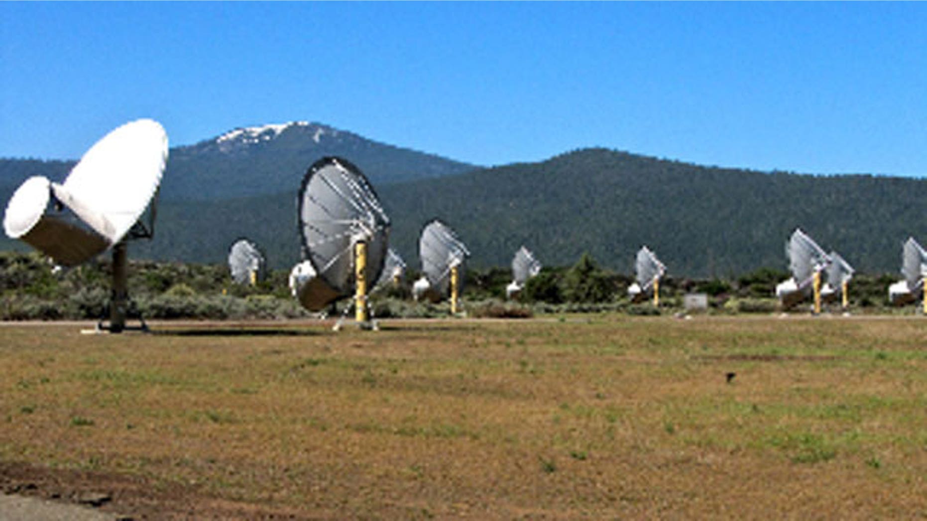 Allen Telescope Array located in Hat Creek, California.