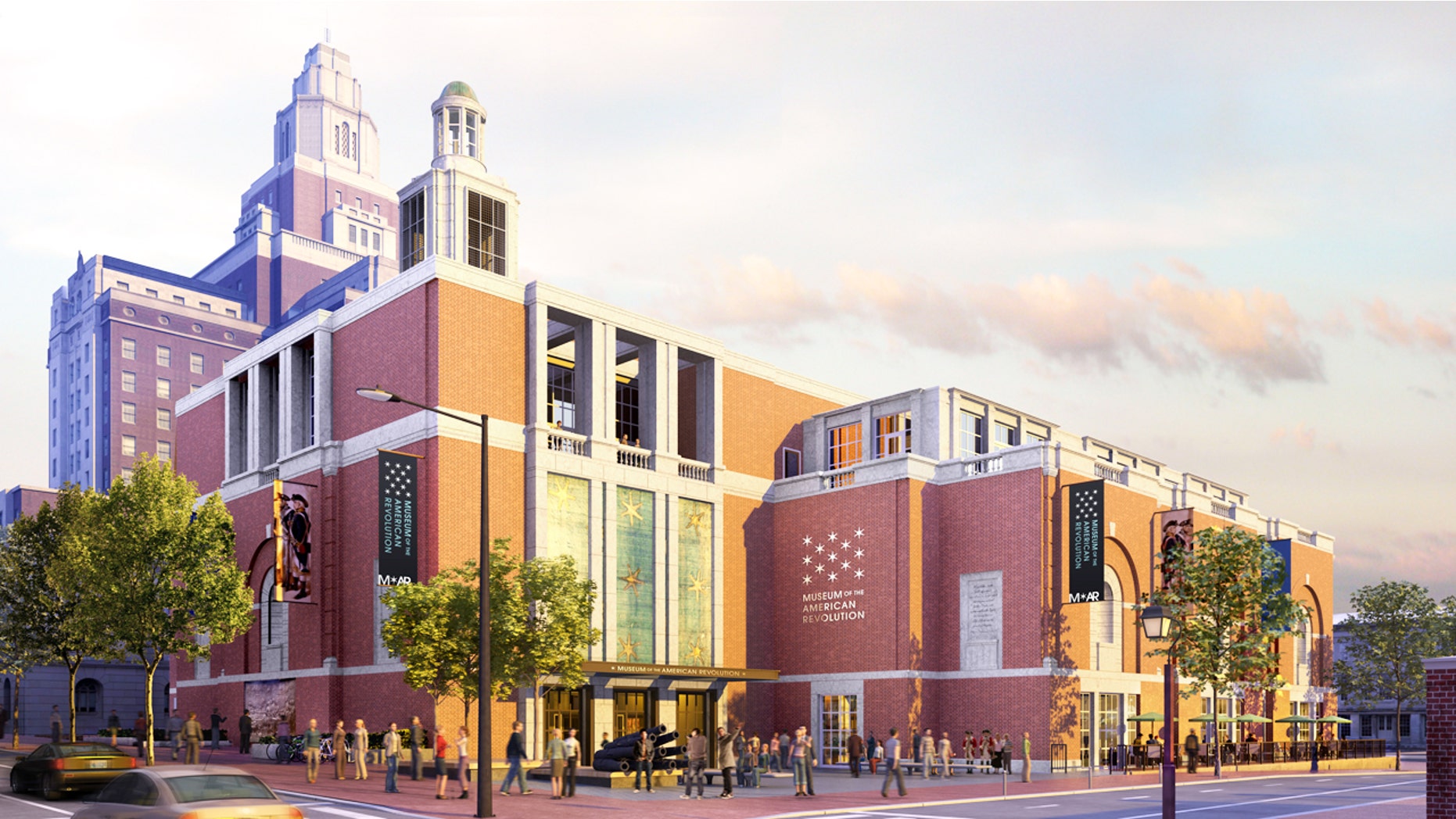 A rendering of the Philadelphia's new museum.