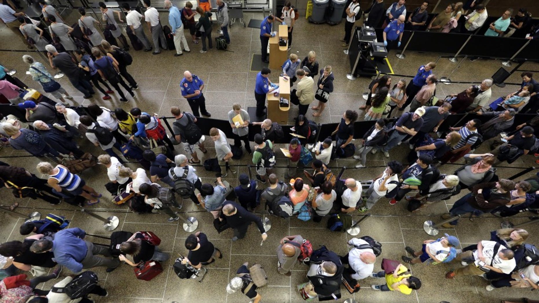 Have you been stuck in a never ending TSA line?