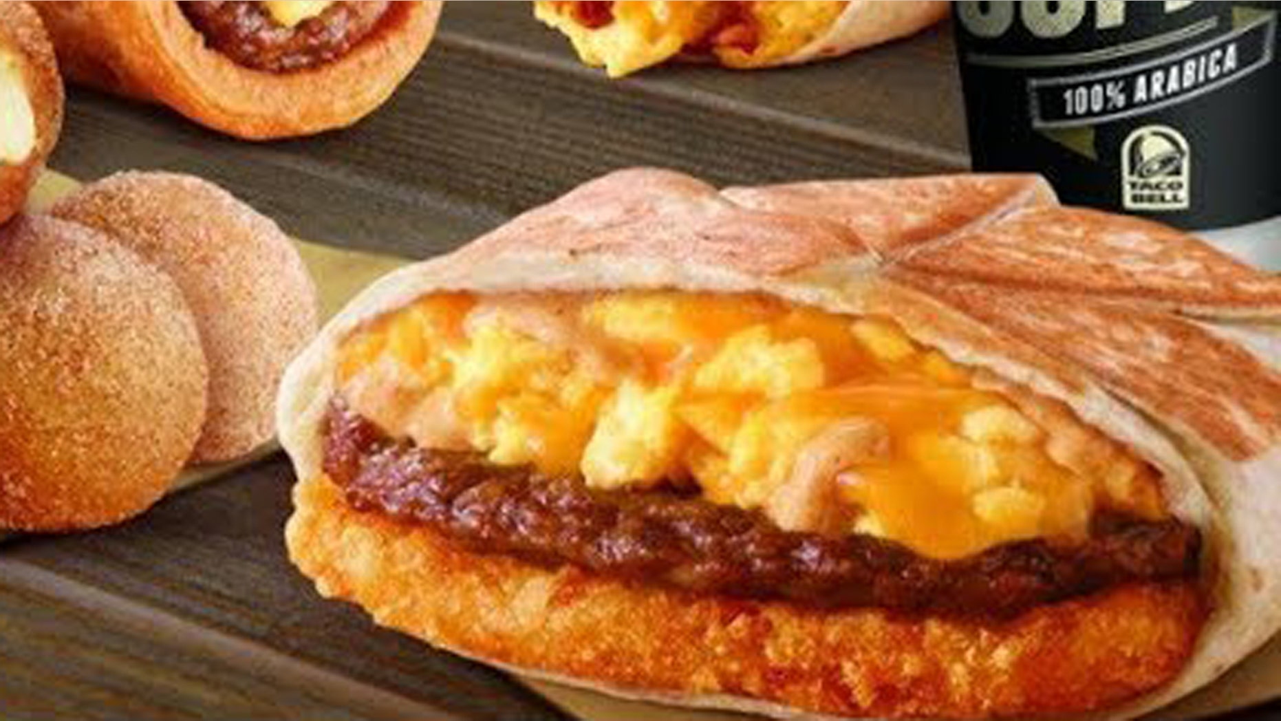 Get a free A.M. Crunchwrap at Taco Bell.
