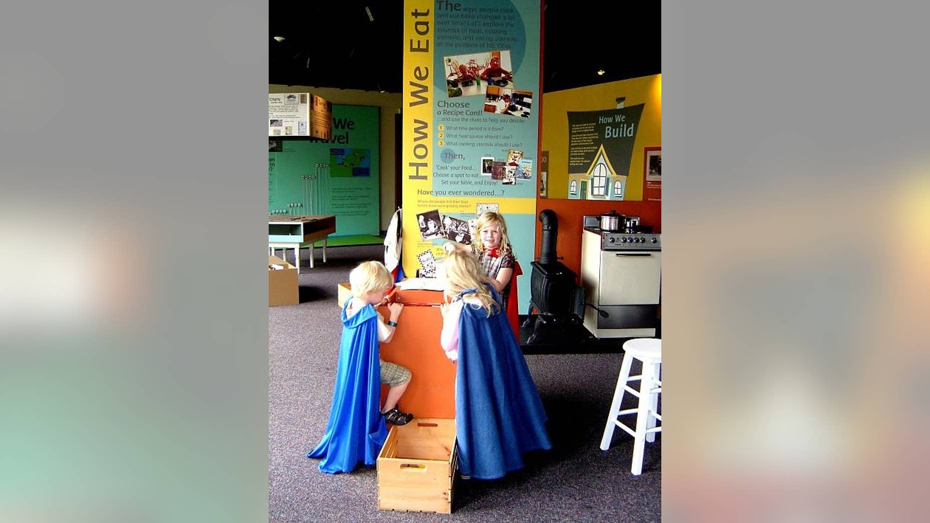 The family friendly Cleveland History Center even has a hands-on 'Kidzibits' attraction.