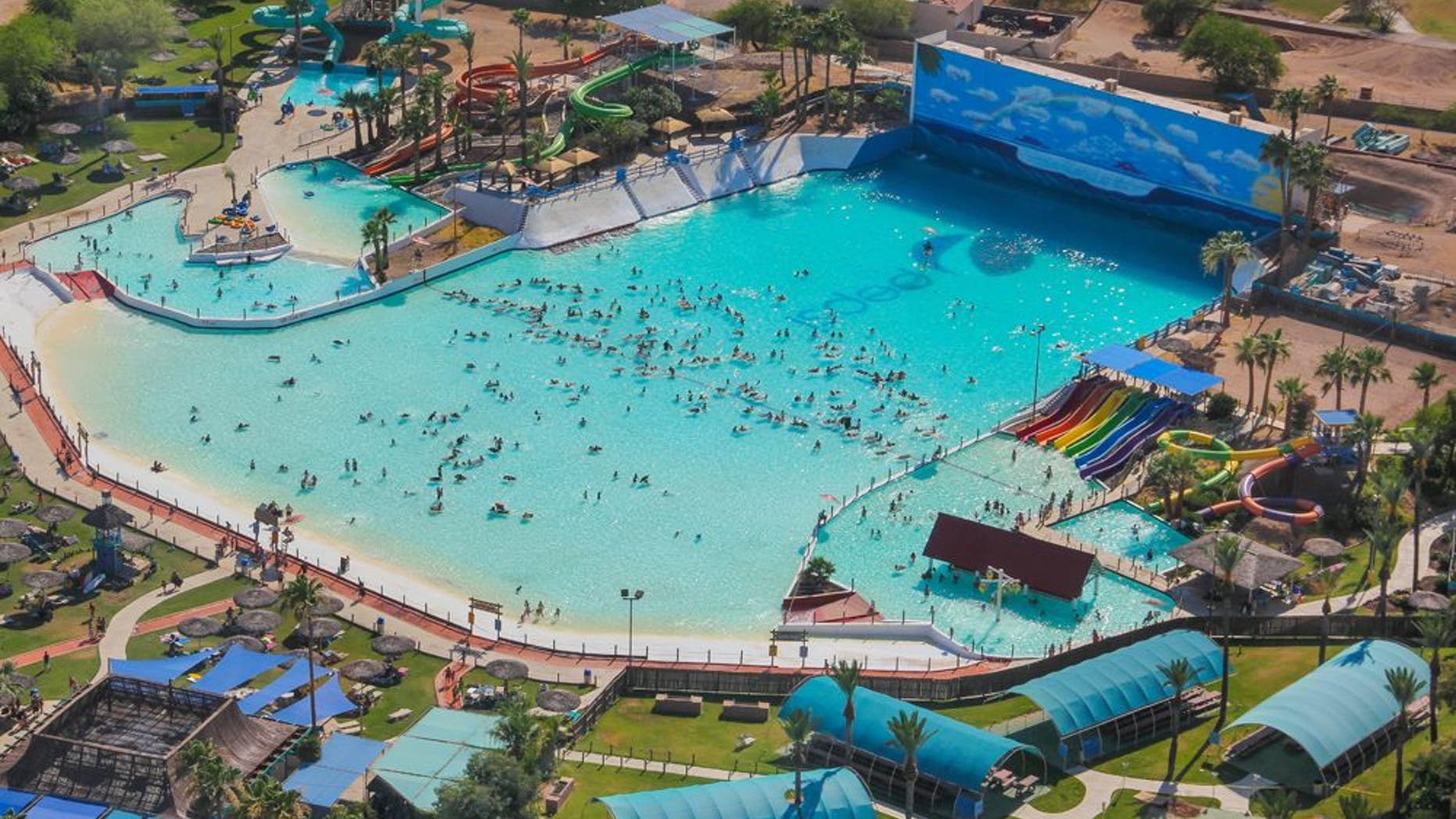Firefighters were called to suppress a fire at an Arizona water park.