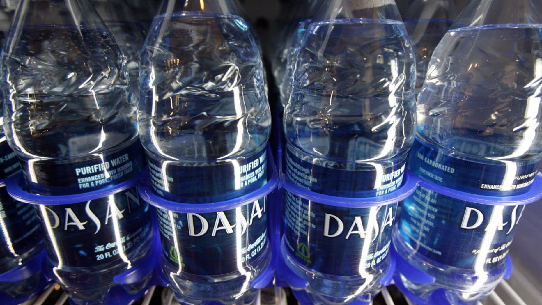 Dasani, owned by the Coca-Cola company, is one of the country's top selling bottled waters.