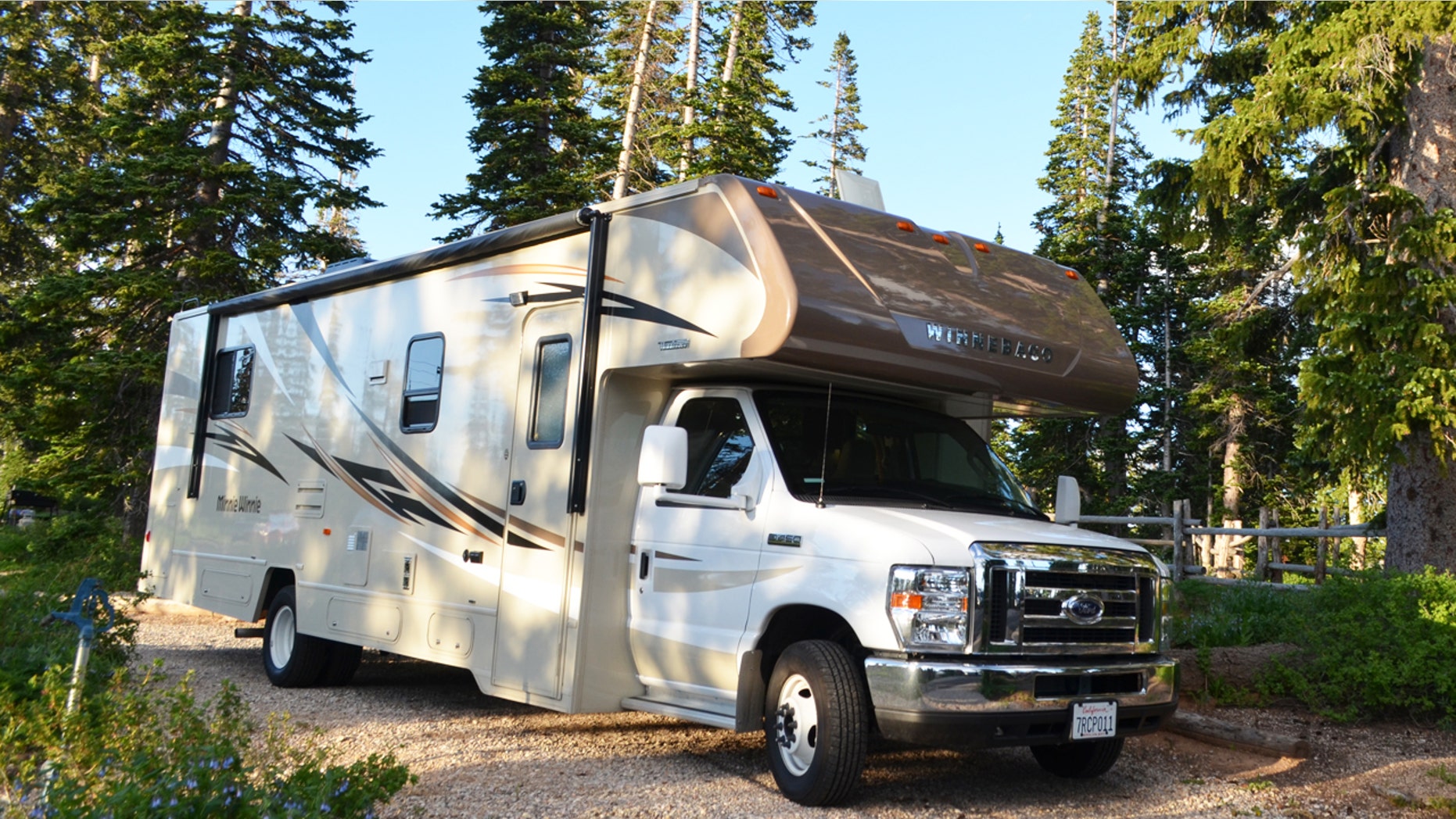 Our home for the week. The RV campground in Cedar Breaks National Monument.