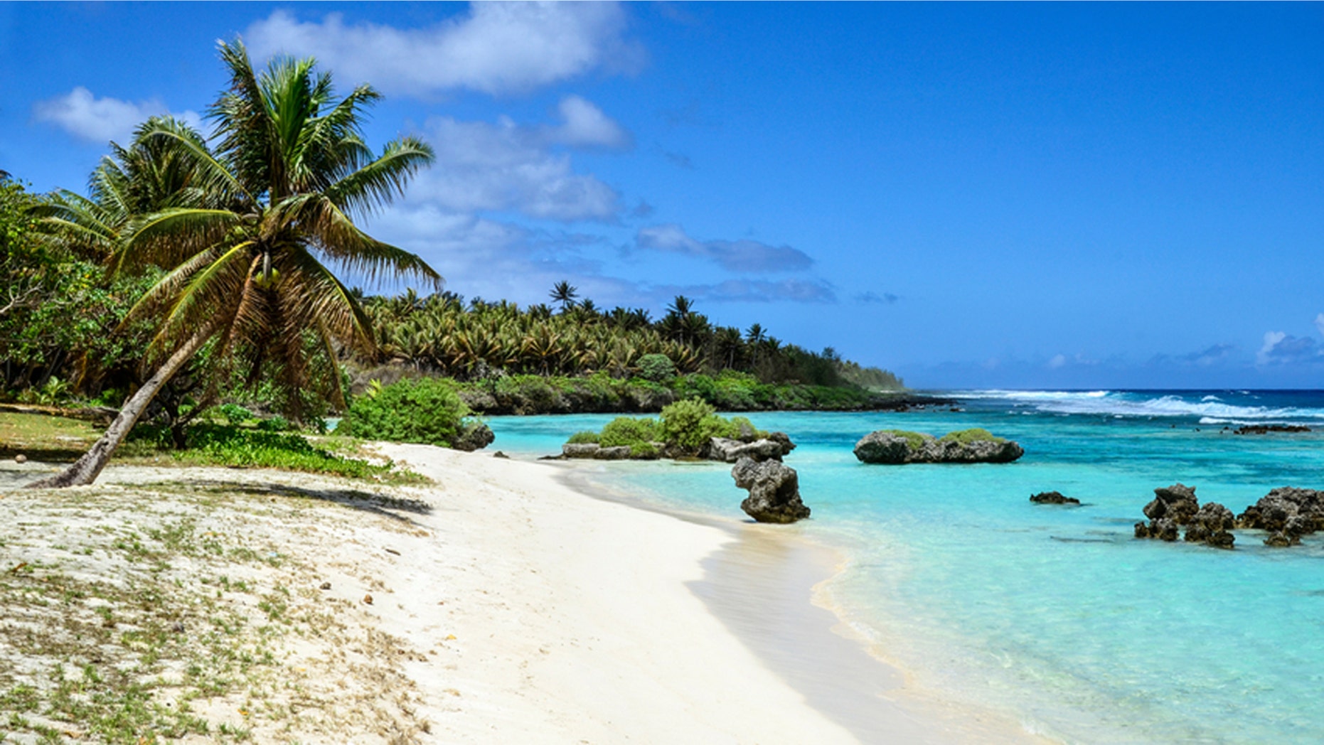 The tropical island of Kosrae is in Micronesia.