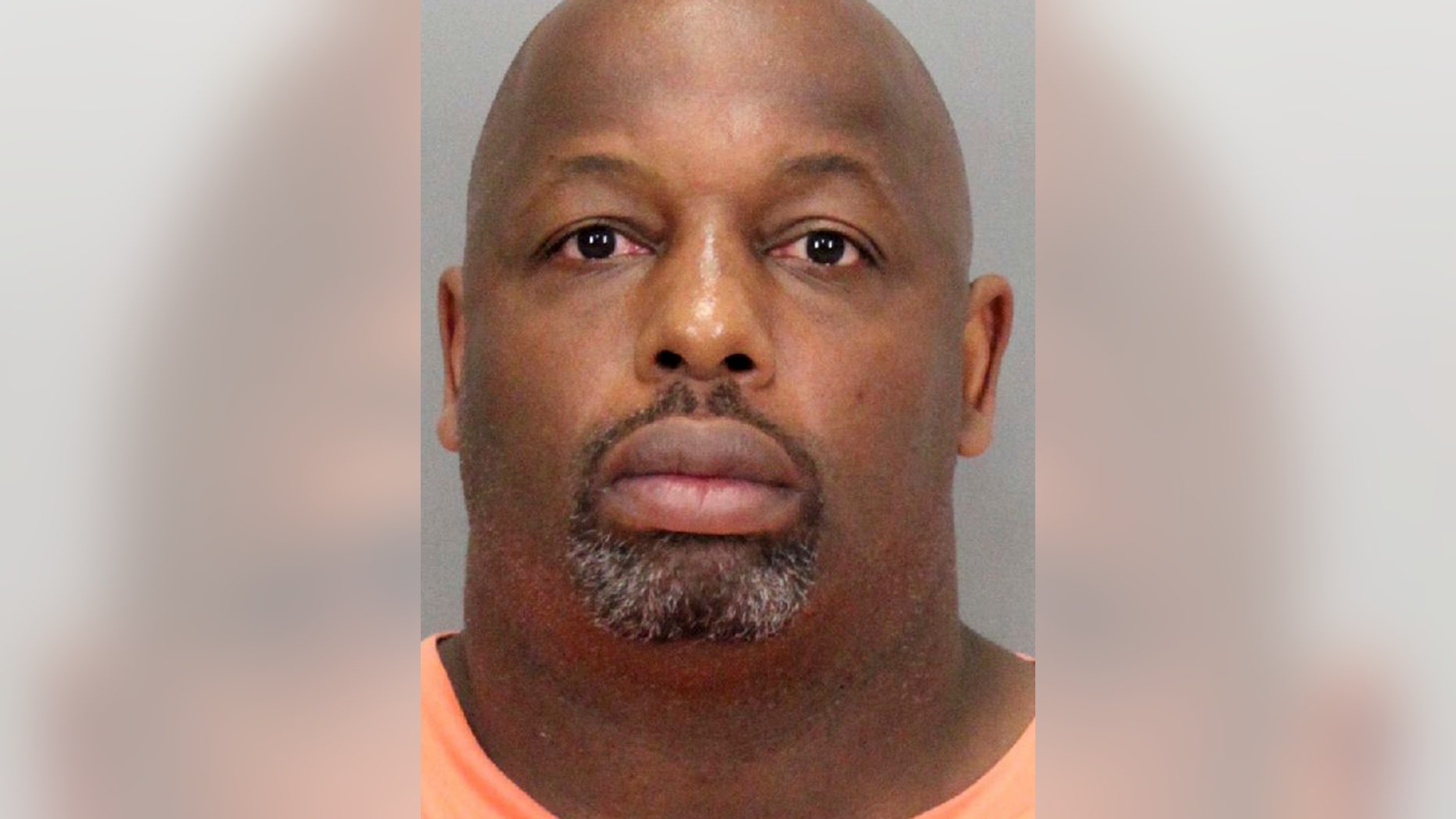 This undated booking photo released by the Santa Clara County District Attorney shows former NFL player Dana Stubblefield.