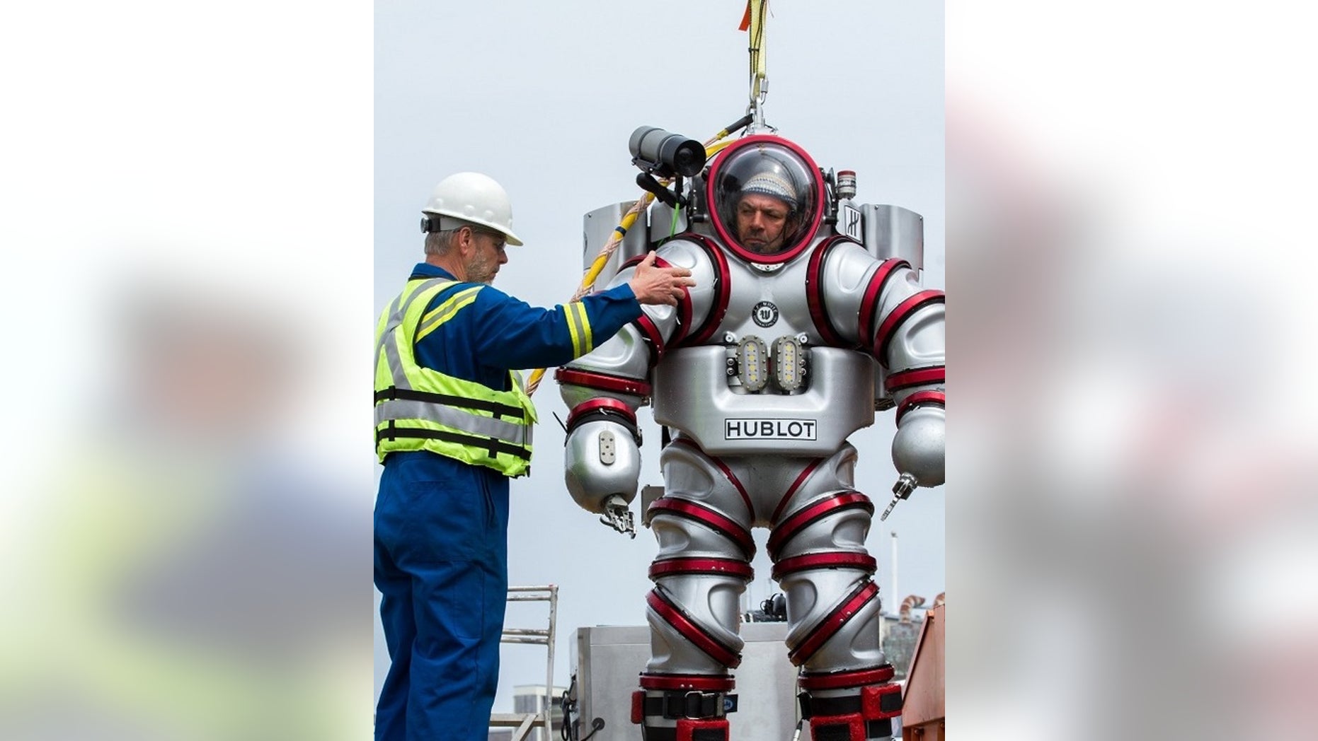 The high-tech Exosuit is being put to good use this month: Marine archaeologists will use the metal diving outfit to explore the famous Antikythera shipwreck off the coast of Greece.