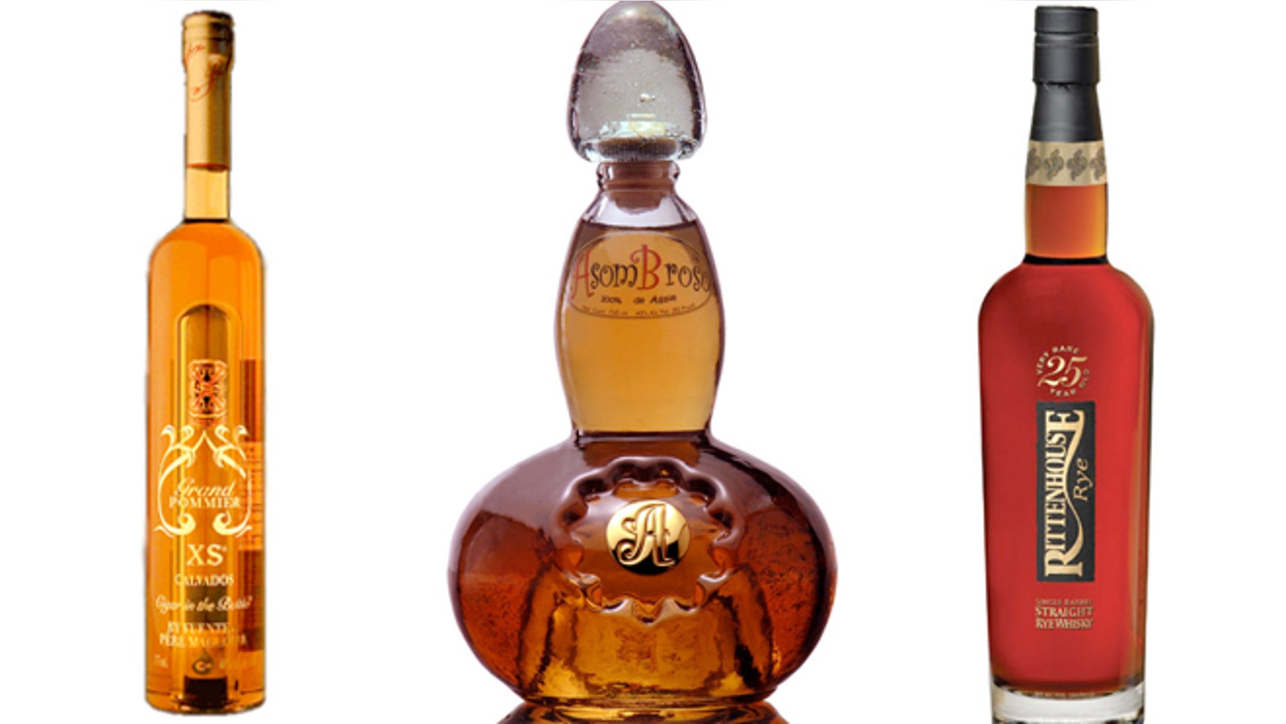 Pere Magloire Grand Pommier XS Calvados, AsomBroso 11-Year-Old Anejo Tequila and Rittenhouse Very Rare 25-Year-Old Single Barrel Rye are among the best liquor money can buy.