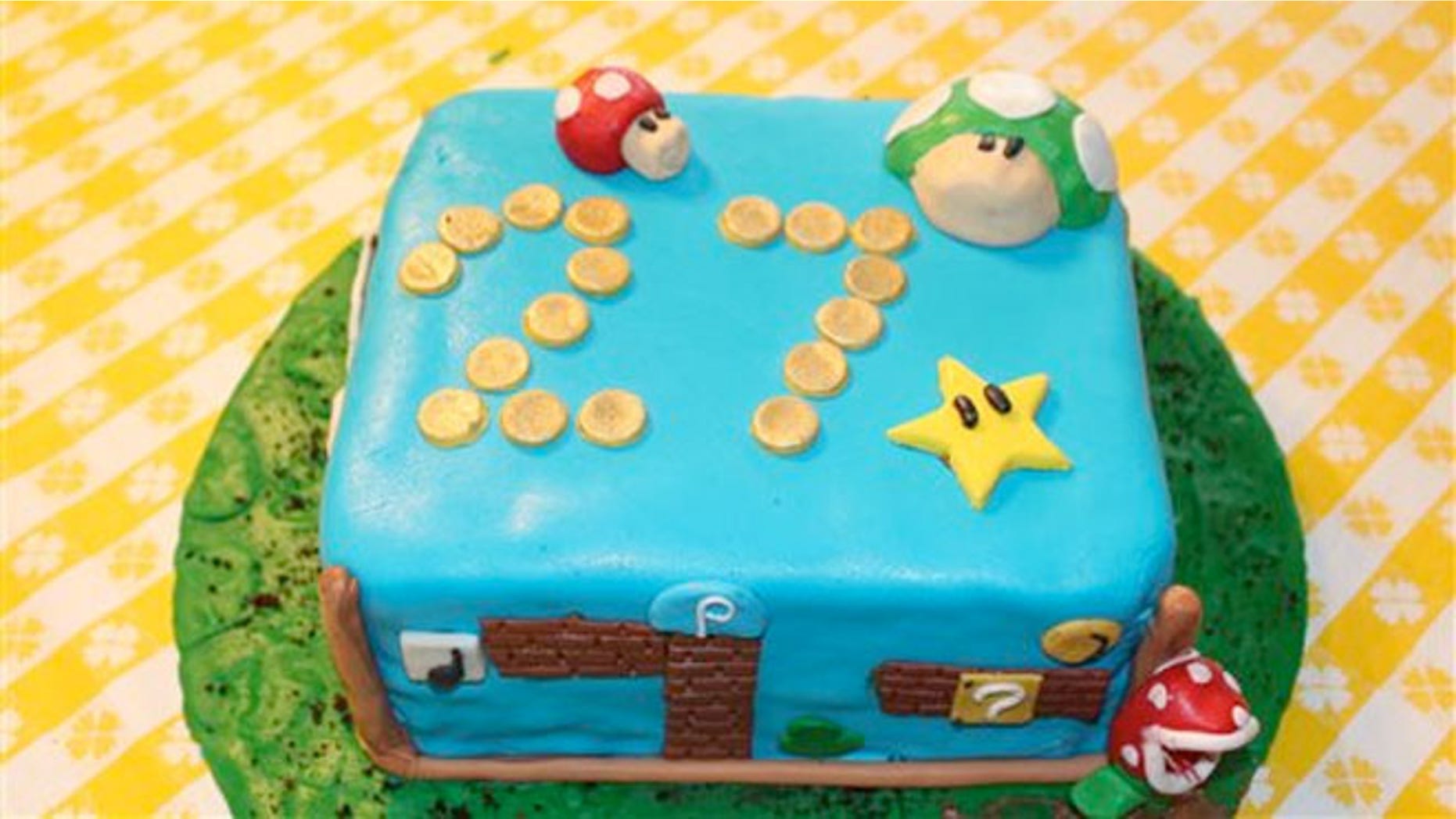 Justin Clark, an amateur baker, typically uses a layer of fondant to cover a simple round cake, and gets creative from there.