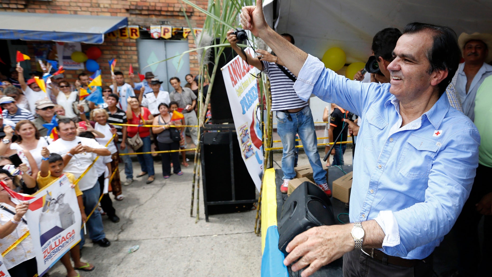 Opposition candidate Oscar Iván Zuluaga.